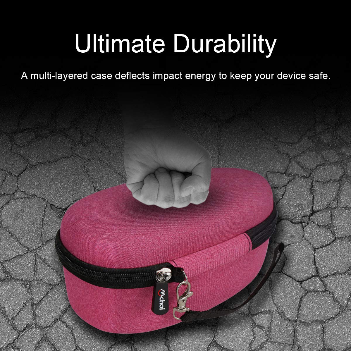 Funda de Viaje Mchoi Hierro Rojo a Prueba de Golpes para Steamfast SF-717