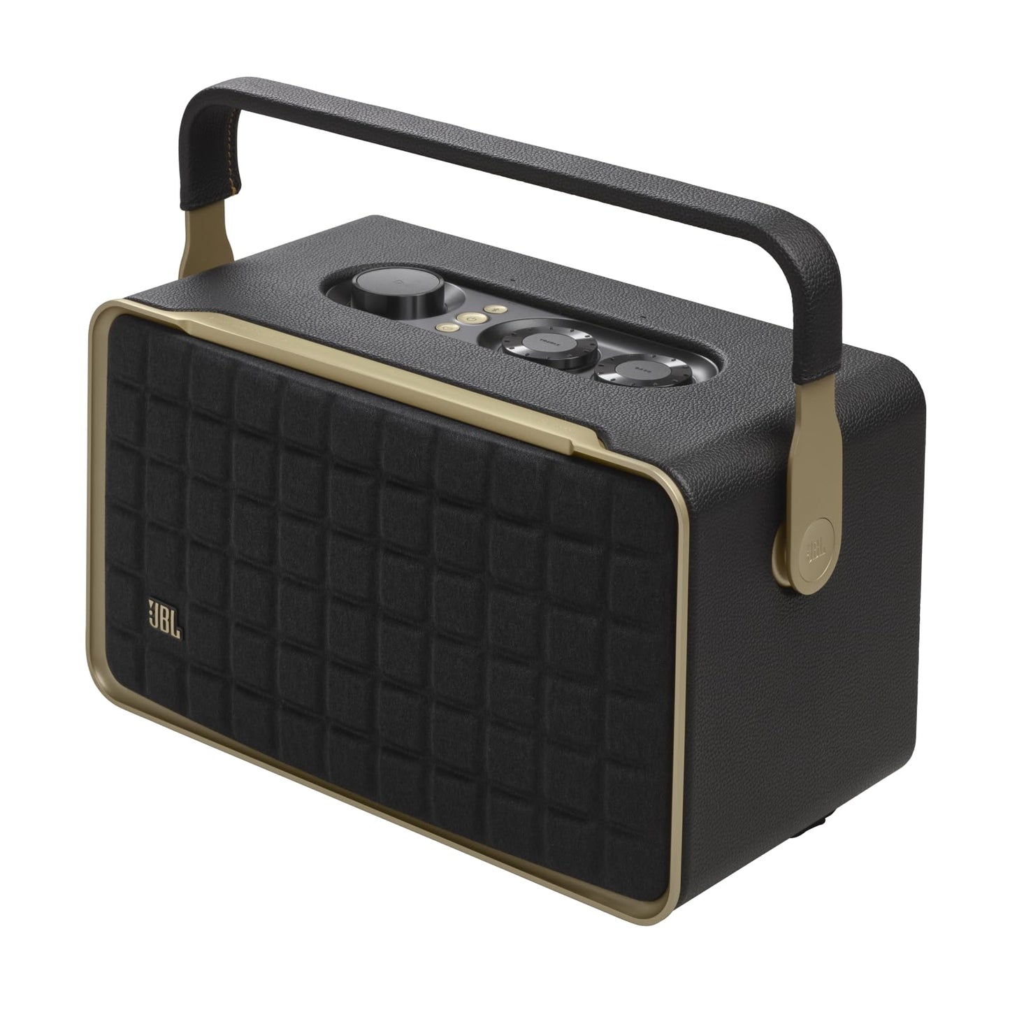 JBL Authentics 300 Bocina Portátil Wi-Fi/Bluetooth, 100W de Potencia, Reproducción 8 Horas, Asistentes de Voz - Negro
