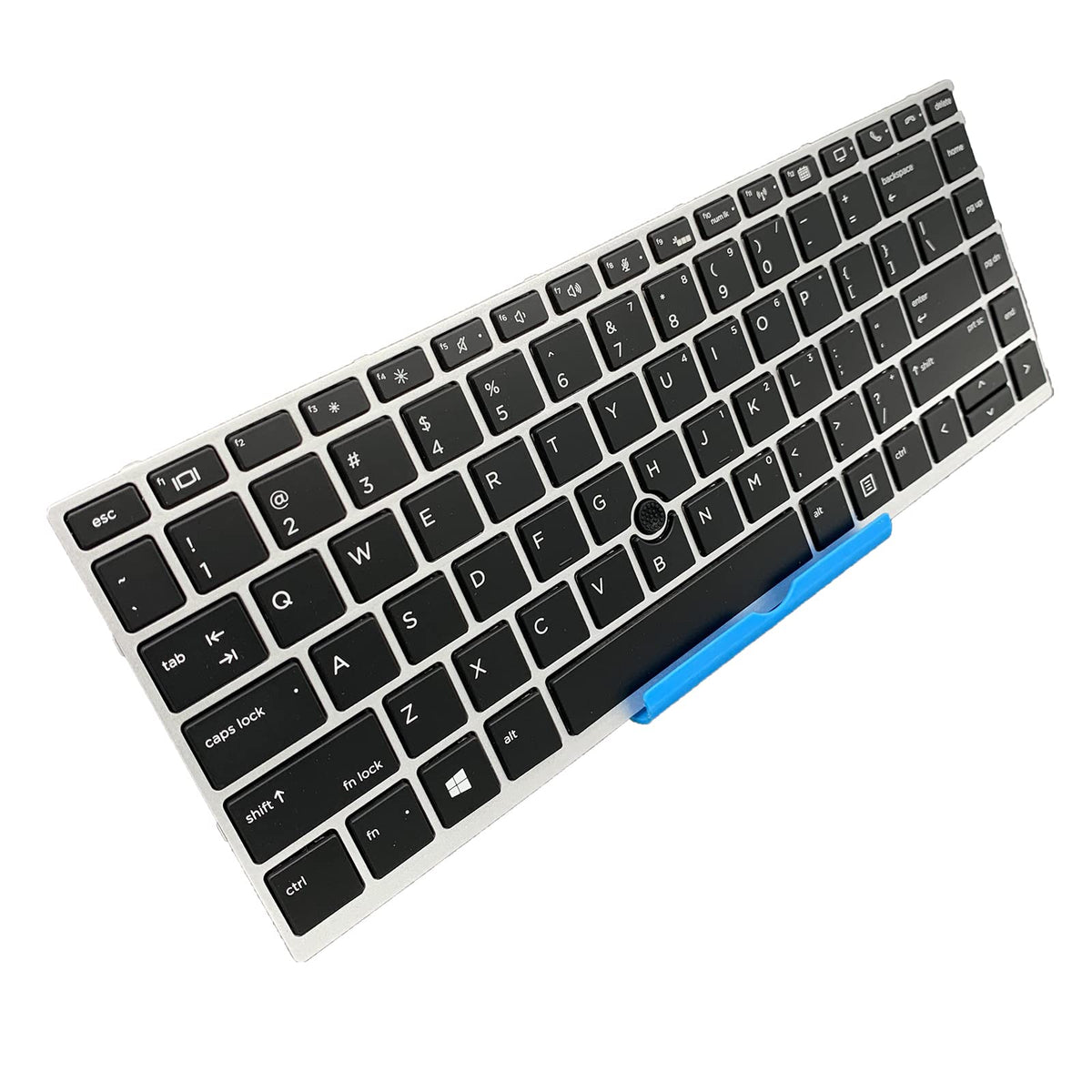 Repuesto Teclado Retroiluminado yhfshop Plateado para HP EliteBook 840 G5 846 G5 745 G5 US