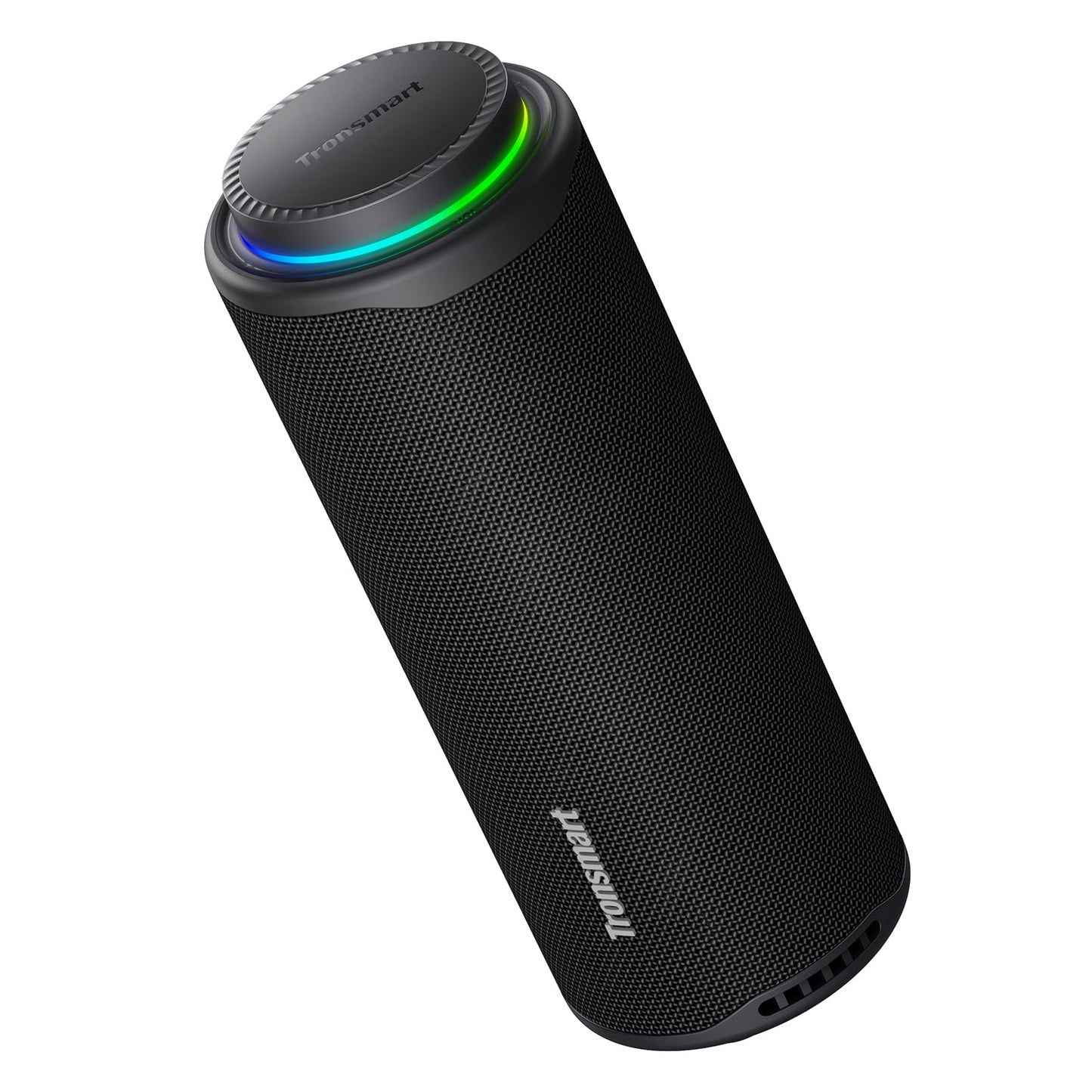 Tronsmart T8 Bocina Bluetooth Portátil para Exteriores, Sonido más Potente y nítido de 40W, Sonido de 360°, Audio de 2.1 Canales, IPX7, Personalizados Audio y Luces, cordón portátil (Negro)