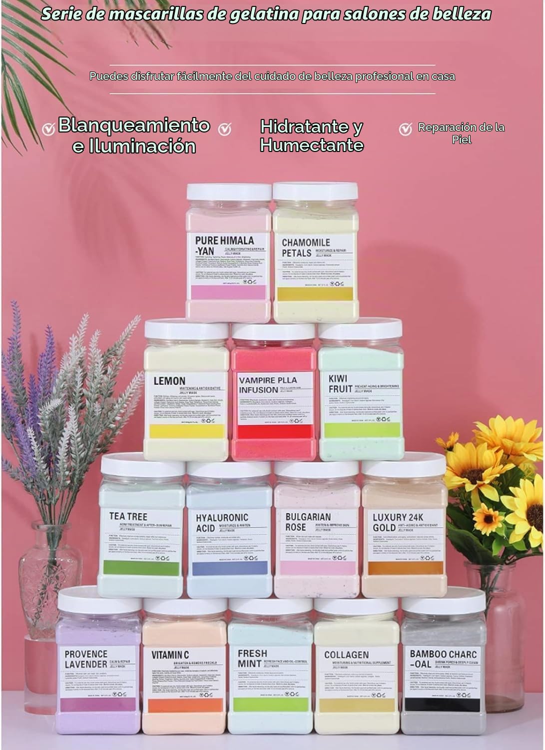 Mascarilla de Gelatina en Polvo – Blanqueadora y Suavizante 750g