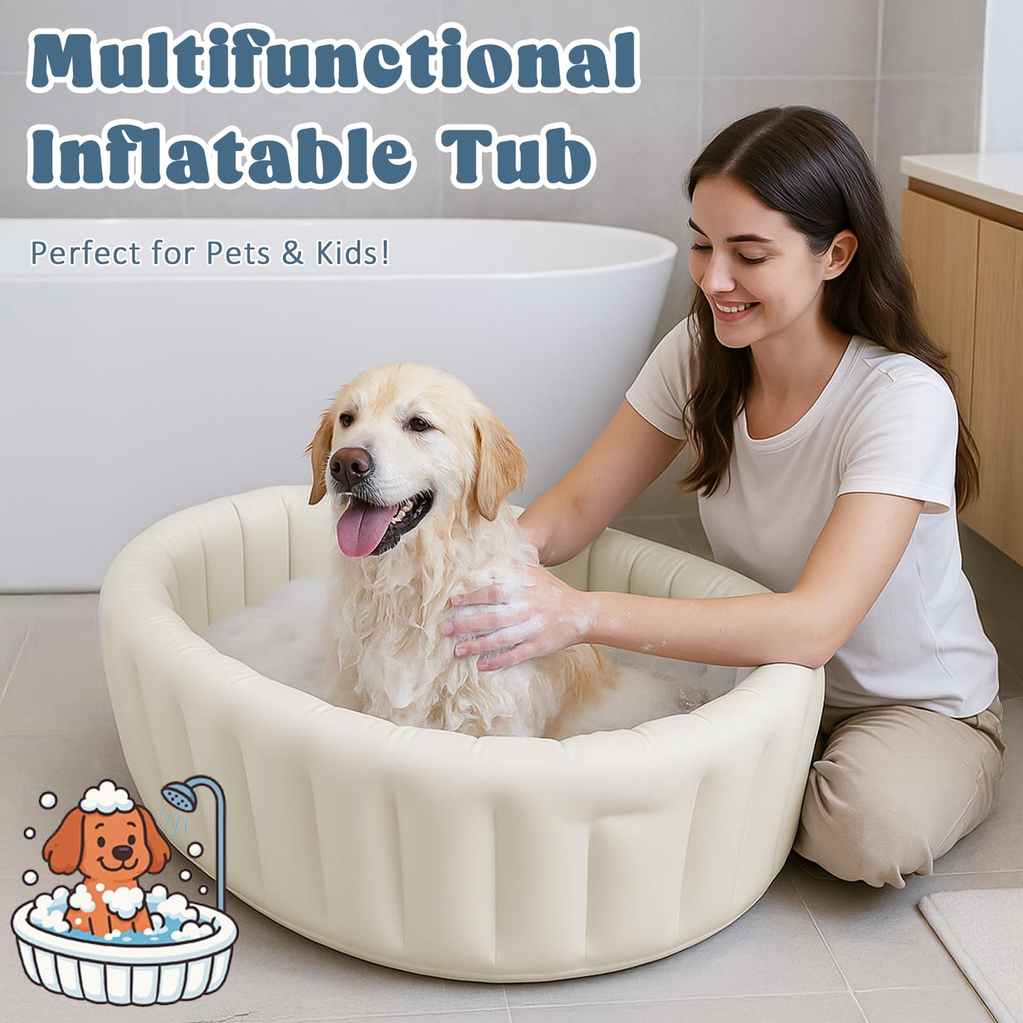 Bañera inflable para bebé, baño plegable para bebé con soporte para la espalda, bañera portátil de viaje para recién nacidos con orificio de drenaje, bañeras plegables para bebés de lactante a niño