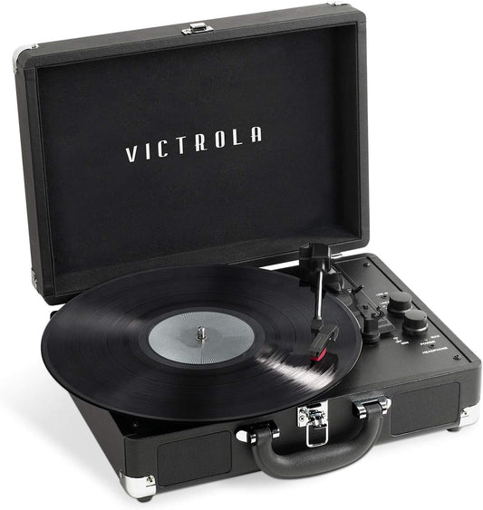 Tocadiscos Maleta Bluetooth Victrola Negro Journey+