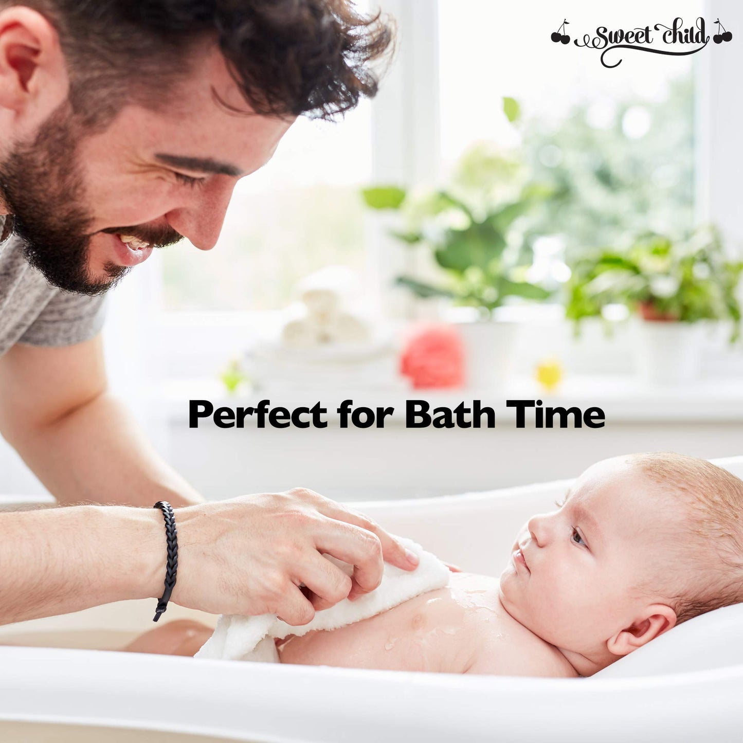 Sweet Child - Paquete de 8 paños de bebé de rayón súper suaves, paños de lavado para recién nacidos, bebés y niños, toallas de baño para bebé, toallas de cuerpo y cara, paños faciales para lavar la