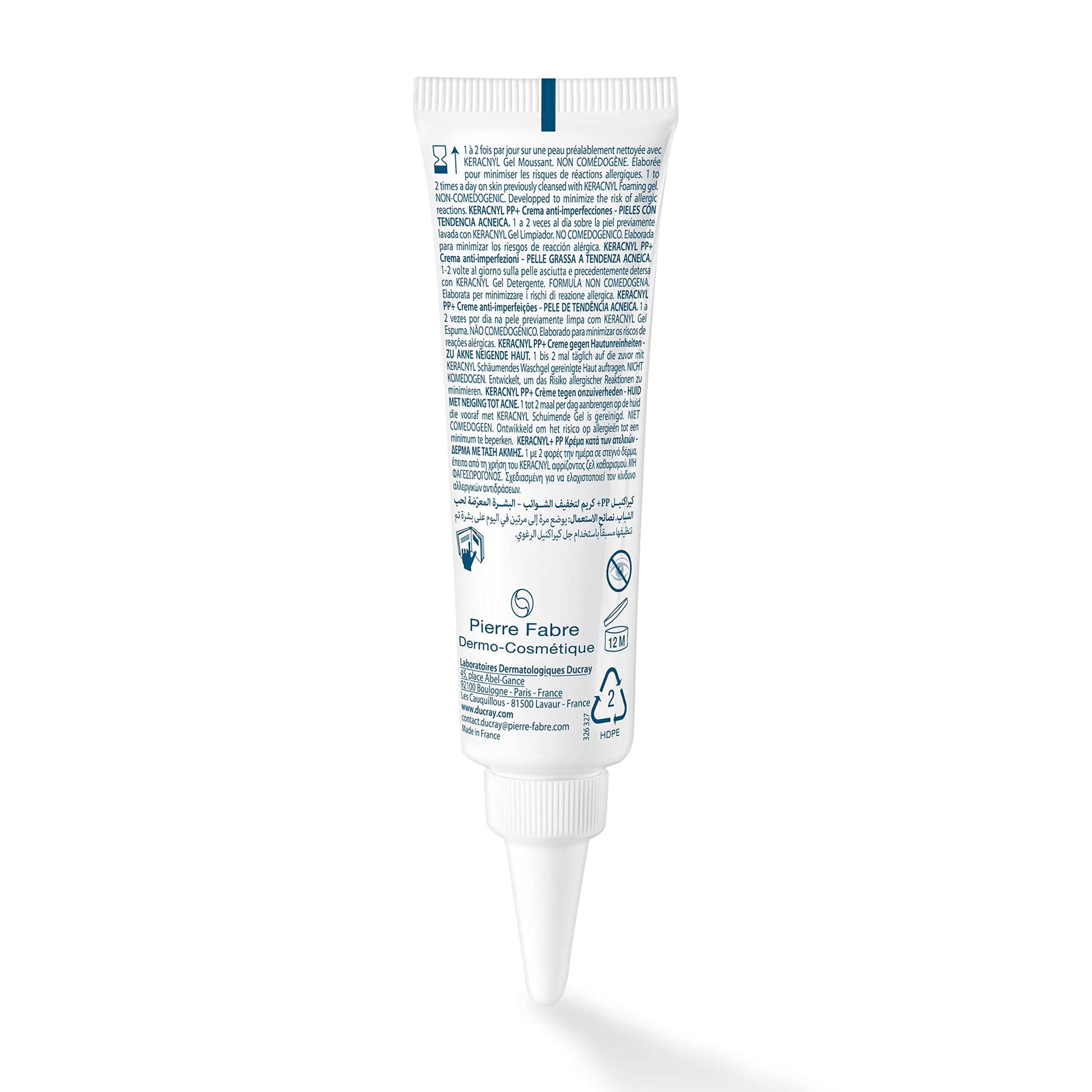 Ducray Keracnyl Pp, Crema Facial Antiimperfecciones, 30ml