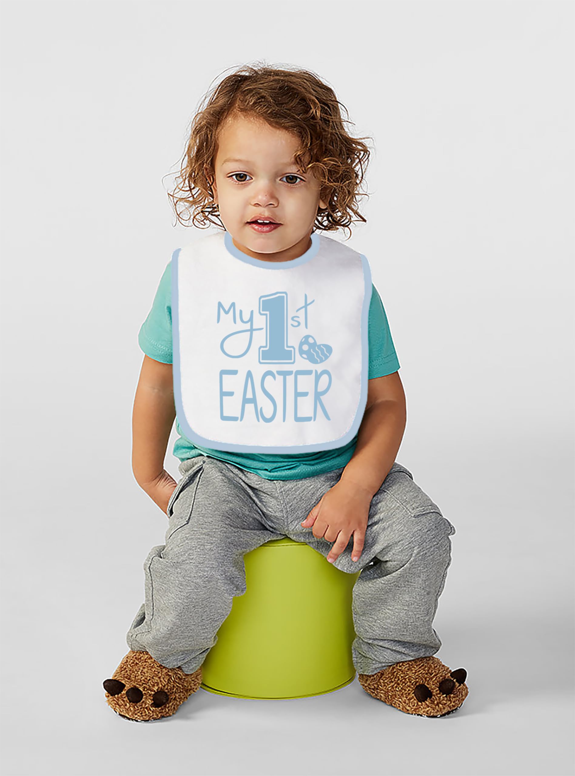 Baberos Aiden's Corner Primeras Pascuas Hechos a Mano para Bebé Niño Niña