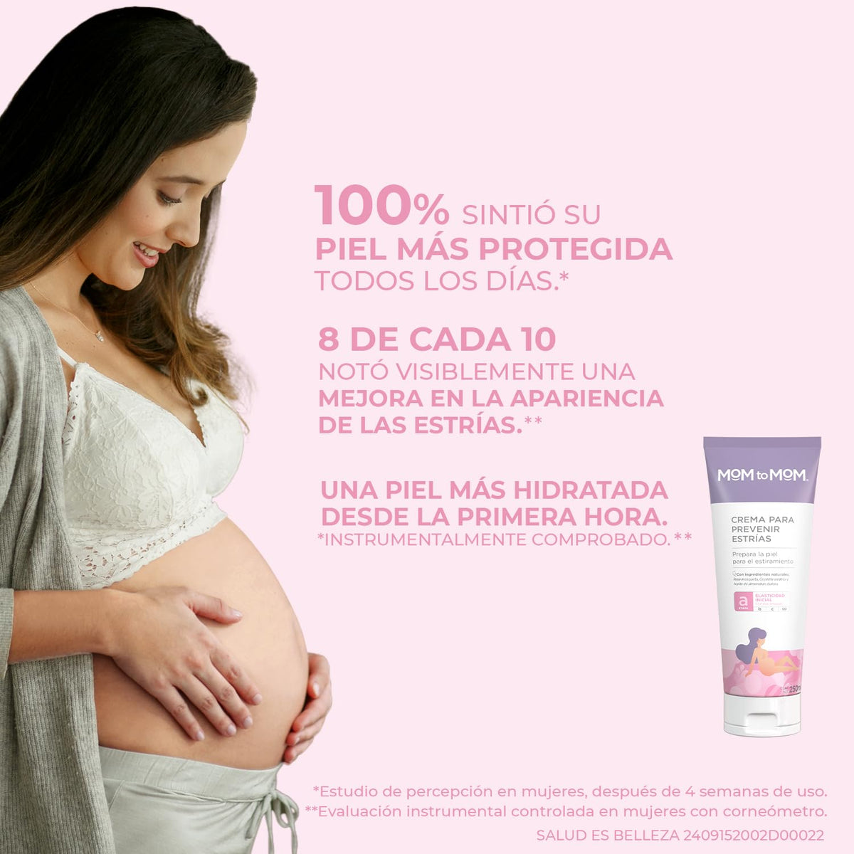MOM to MOM Crema para Prevenir Estrías ETAPA a 250ml