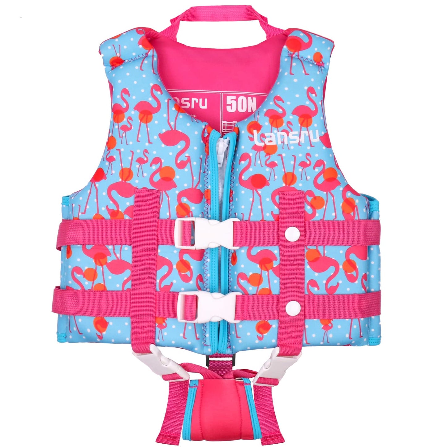 Bafeil - Chaleco de natación para niños pequeños con correa de seguridad ajustable, adecuado para 1-9 años/22-50 libras