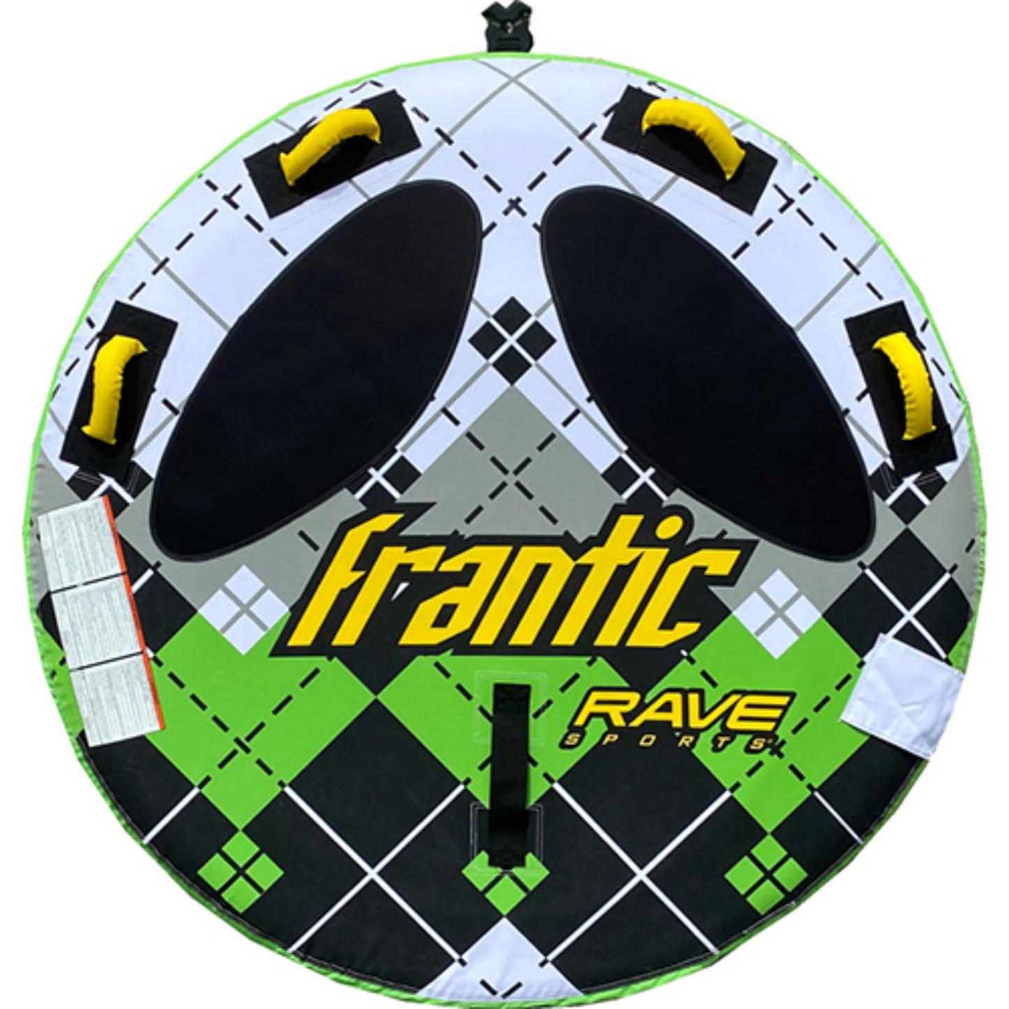 Tubo Remolcador RAVE Sports Francitic Verde Blanco para 2 Jinetes
