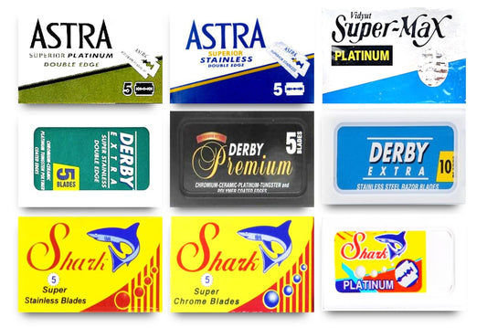 Cuchillas de Afeitar Astra Derby Shark Rubie de Doble Filo 50 Piezas