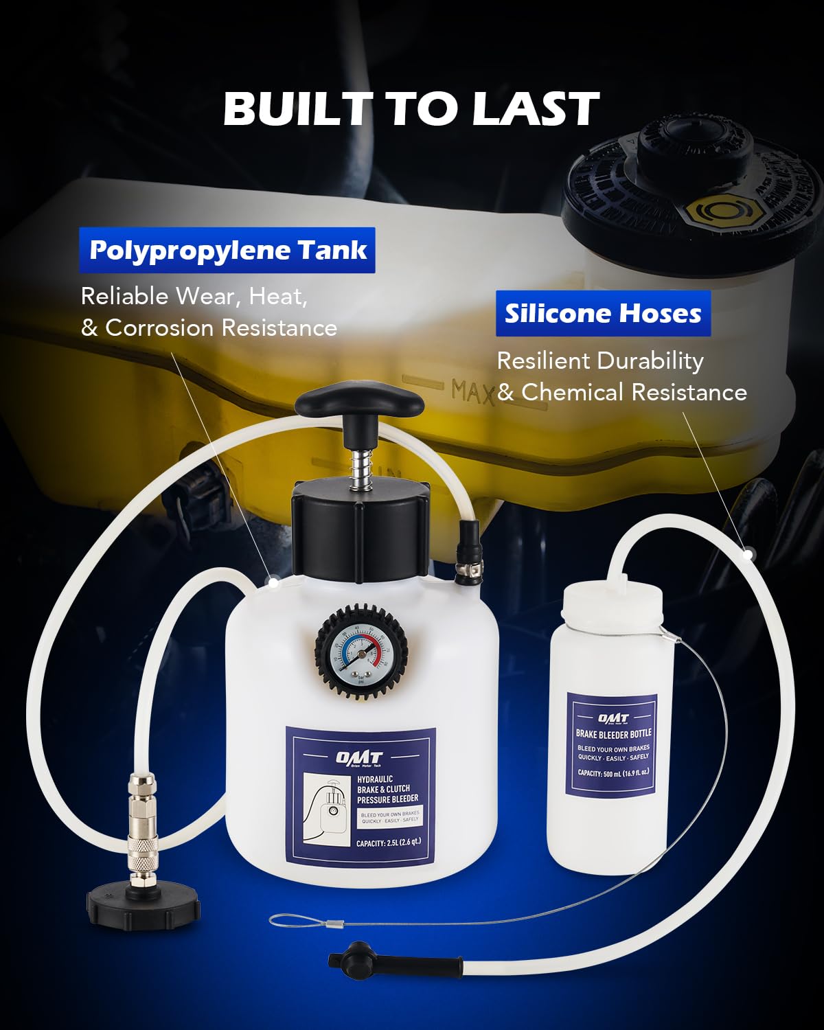 Purgador de Presión Orion Motor Tech 2.5 L Adaptador 49.5 mm