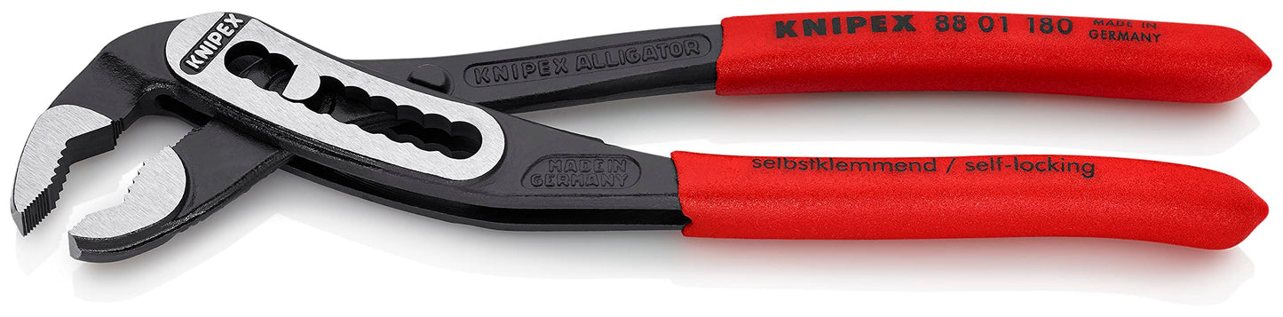 KNIPEX 88 01 180 Alligator® Pinzas de extensión acabado pavonado 180 mm