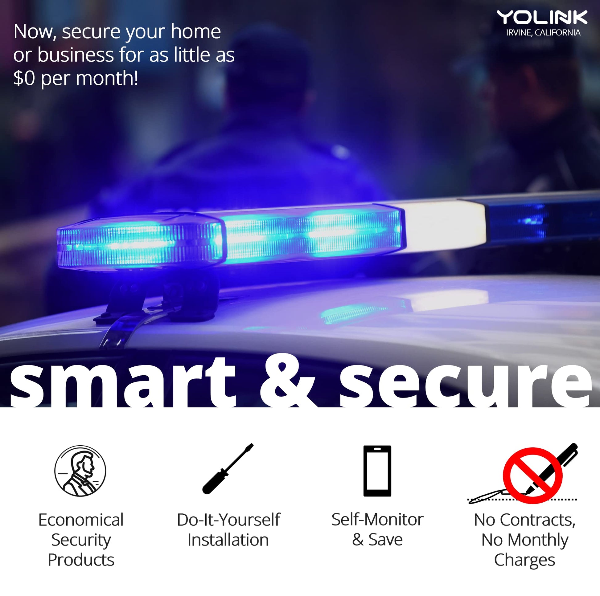 Sirena Inteligente Compatible Con Alexa de 110 dB para Seguridad en el Hogar