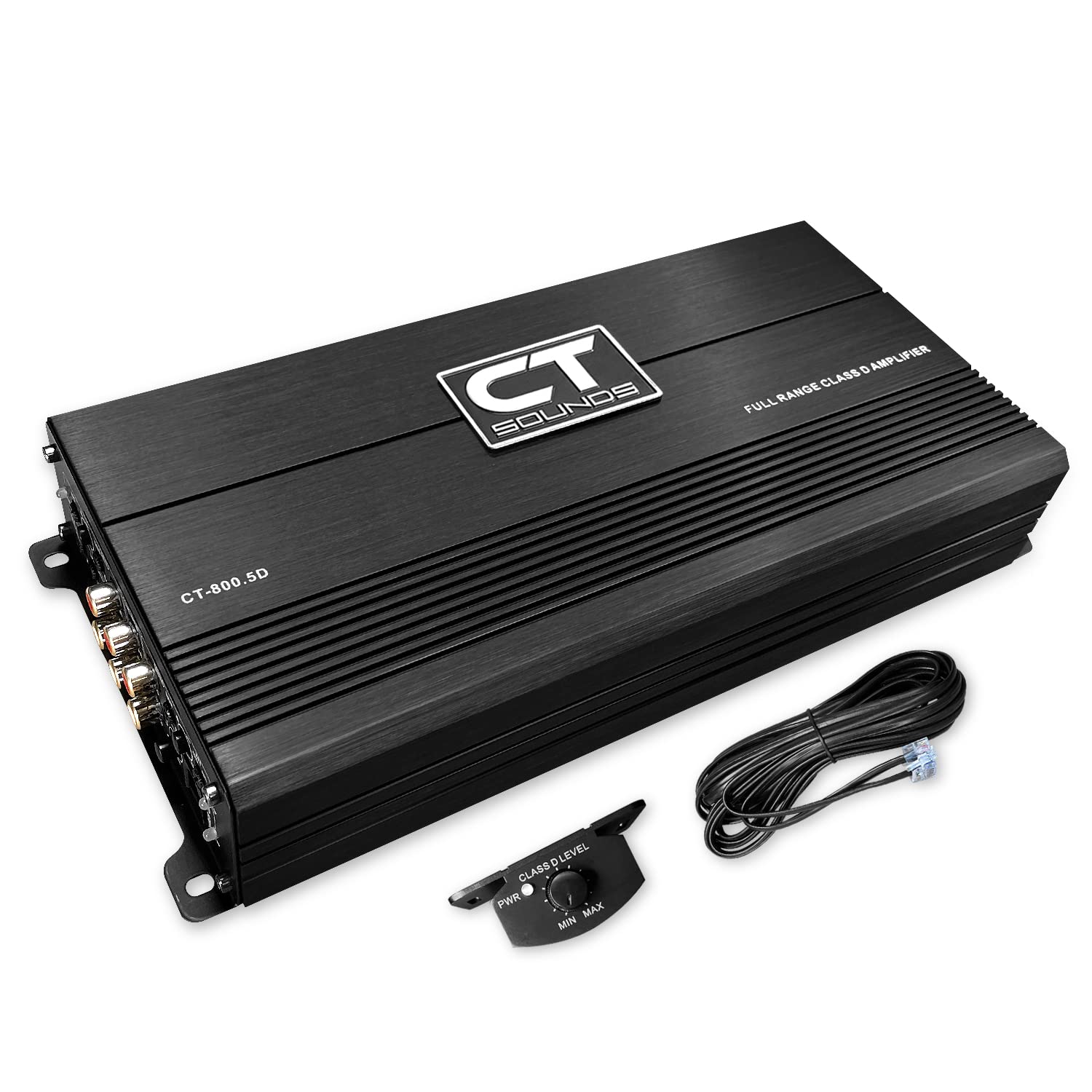 CT Sounds CT-800.5D - Amplificador de coche de 5 canales de rango completo de 1000 W