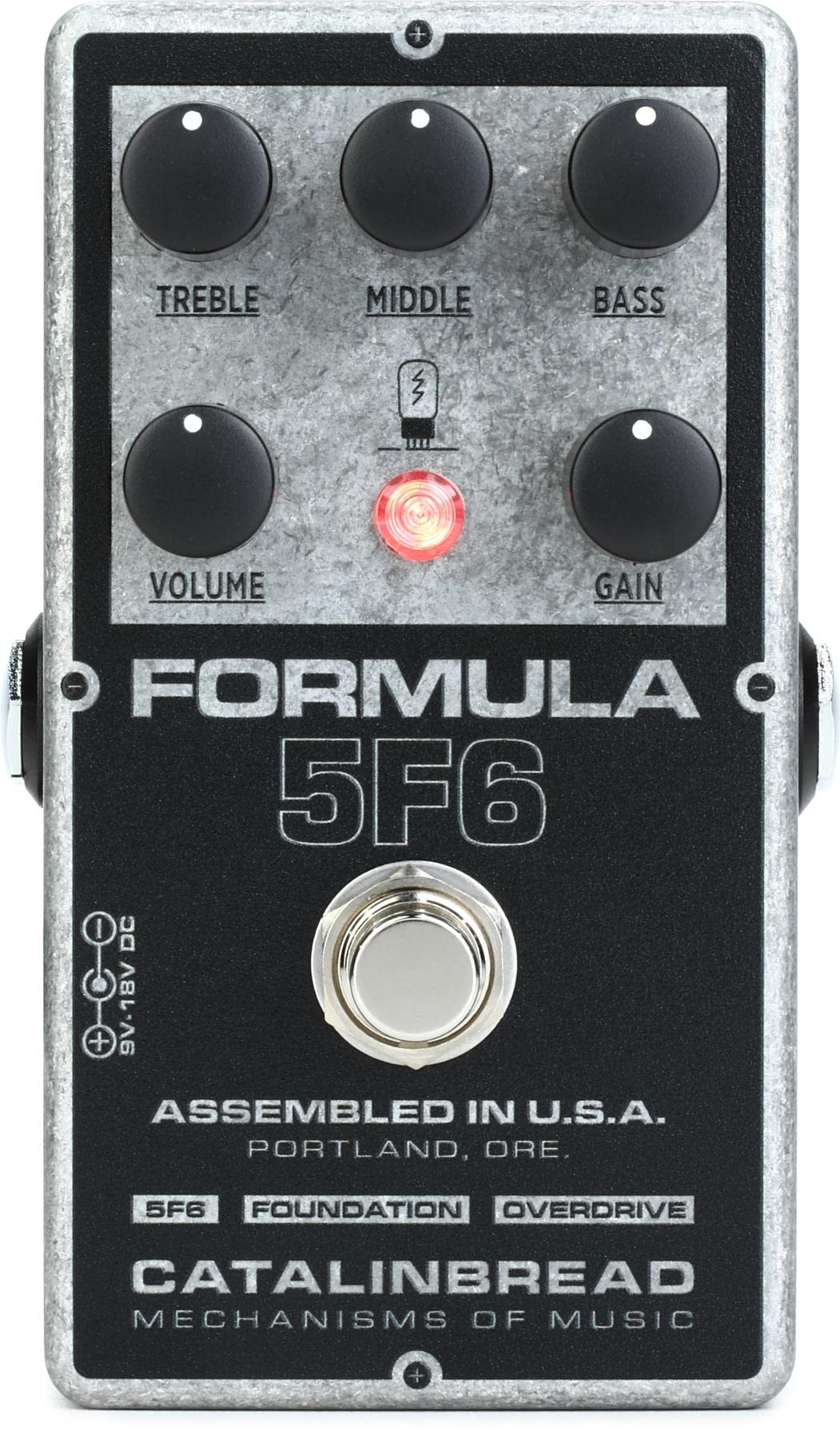 Catalinbread Formula 5F6 Tweed Bassman Overdrive Pedal de efectos de guitarra