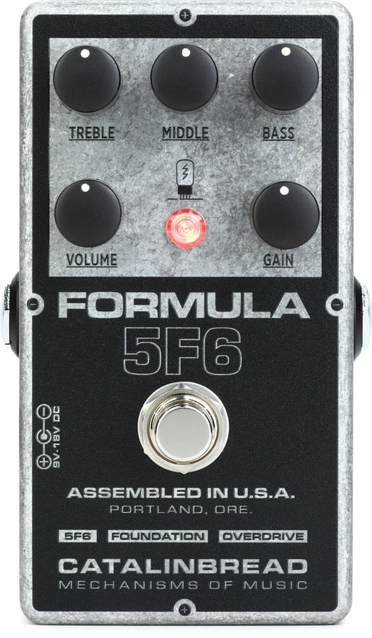 Catalinbread Formula 5F6 Tweed Bassman Overdrive Pedal de efectos de guitarra