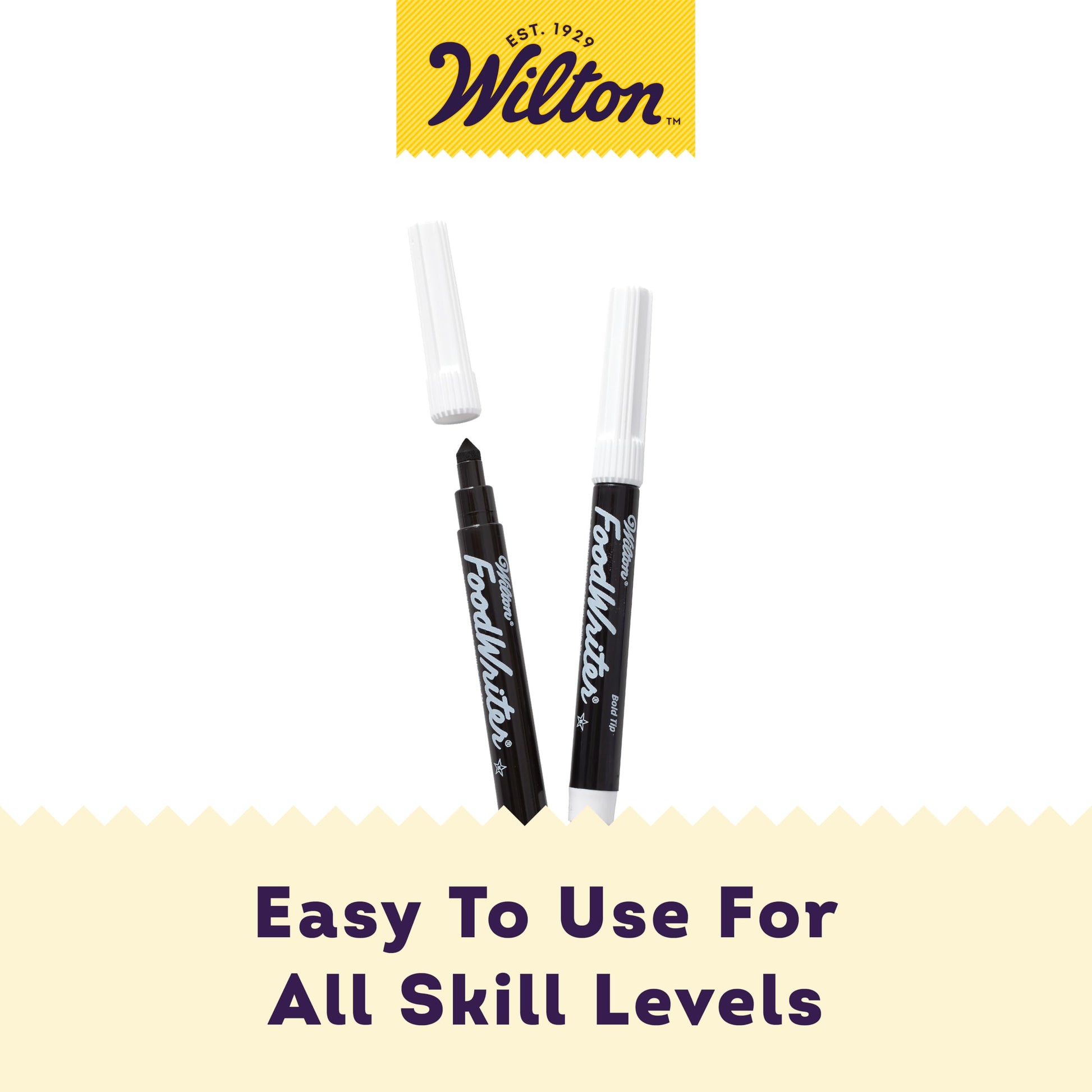 Marcadores de Tinta Comestible Wilton Negra Paquete de 2