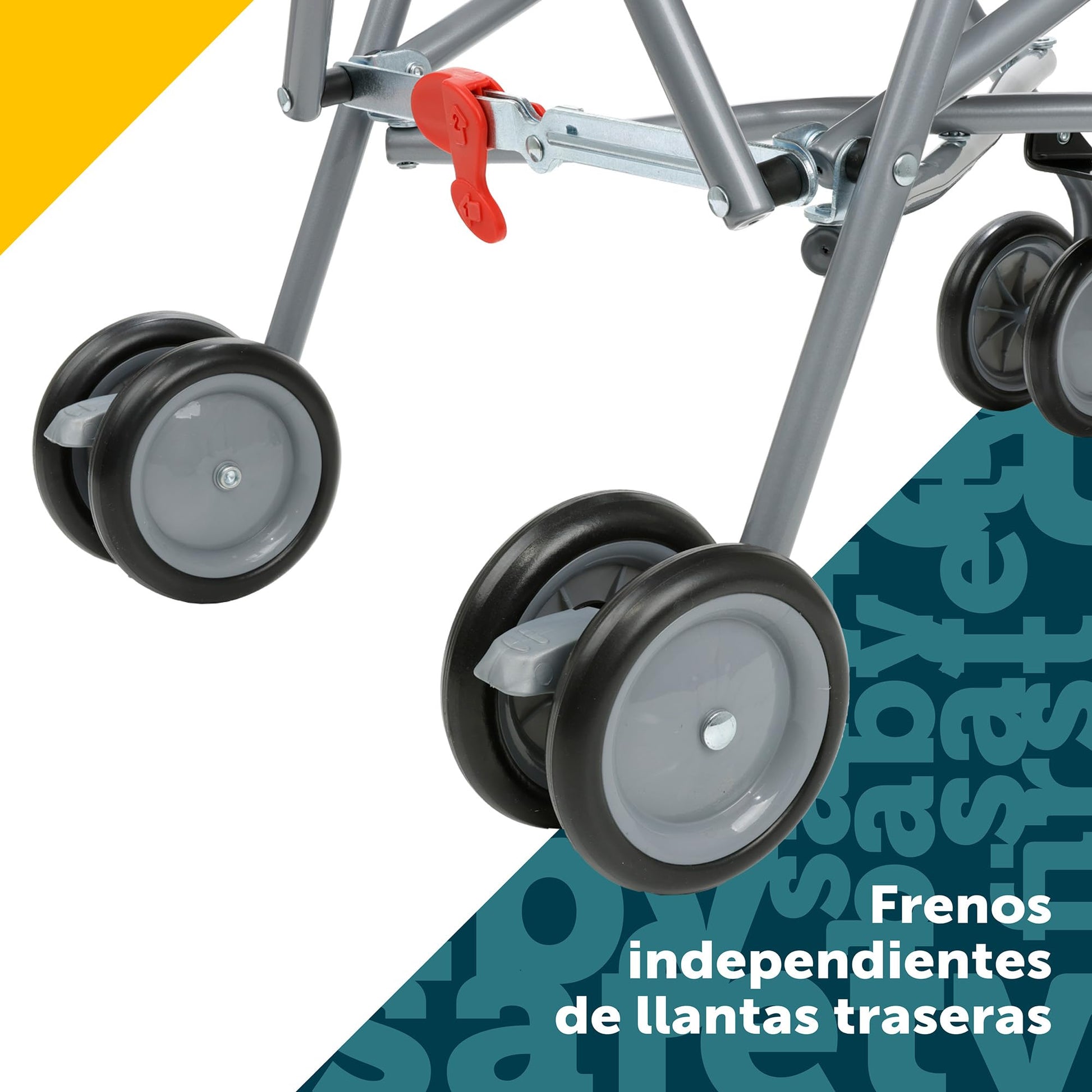 Carriola Safety 1st Negra con Arnés de Seguridad y Personaje Divertido para Niños