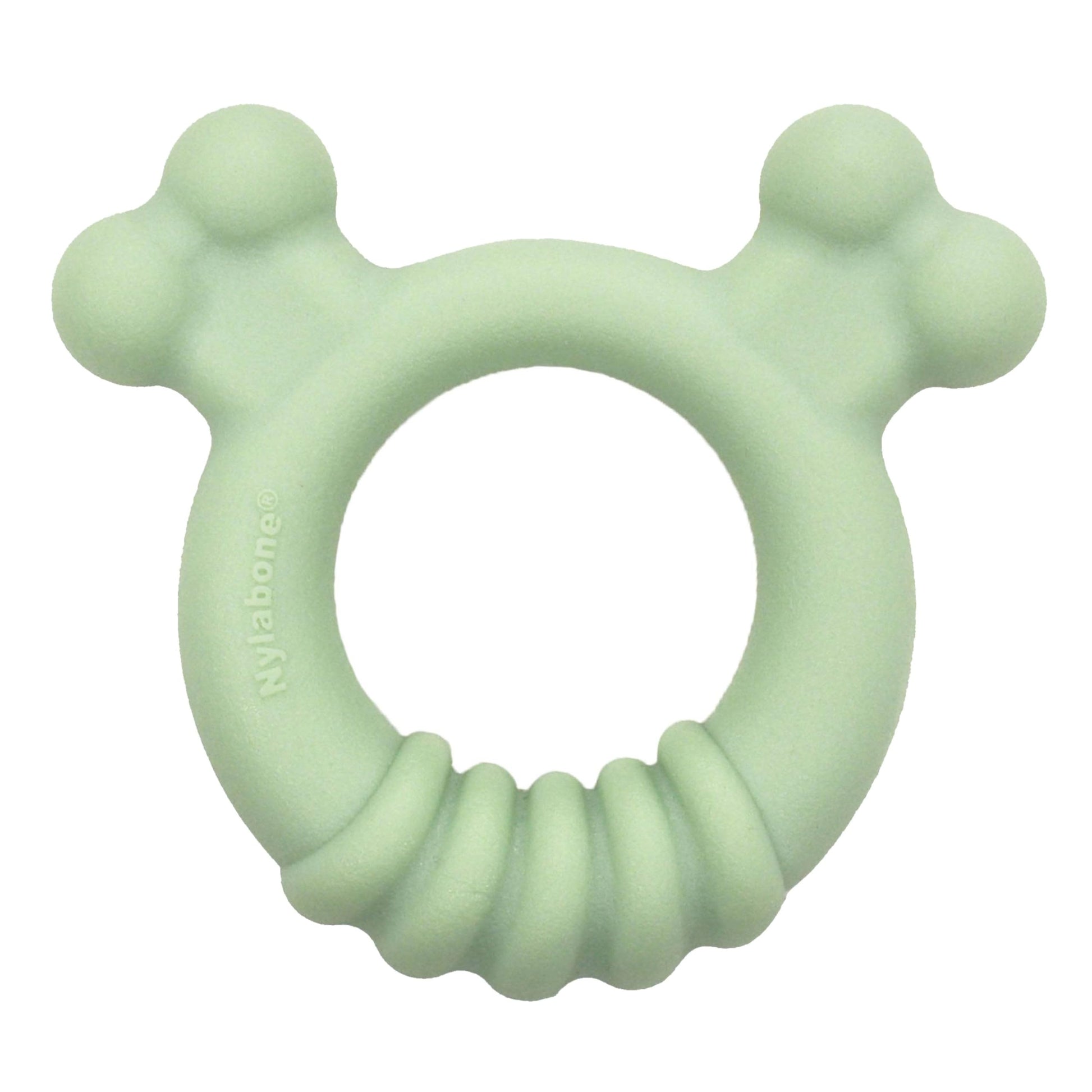 Anillo de Juguete Sensorial Nylabone Sabor a Pollo pequeño para Cachorros