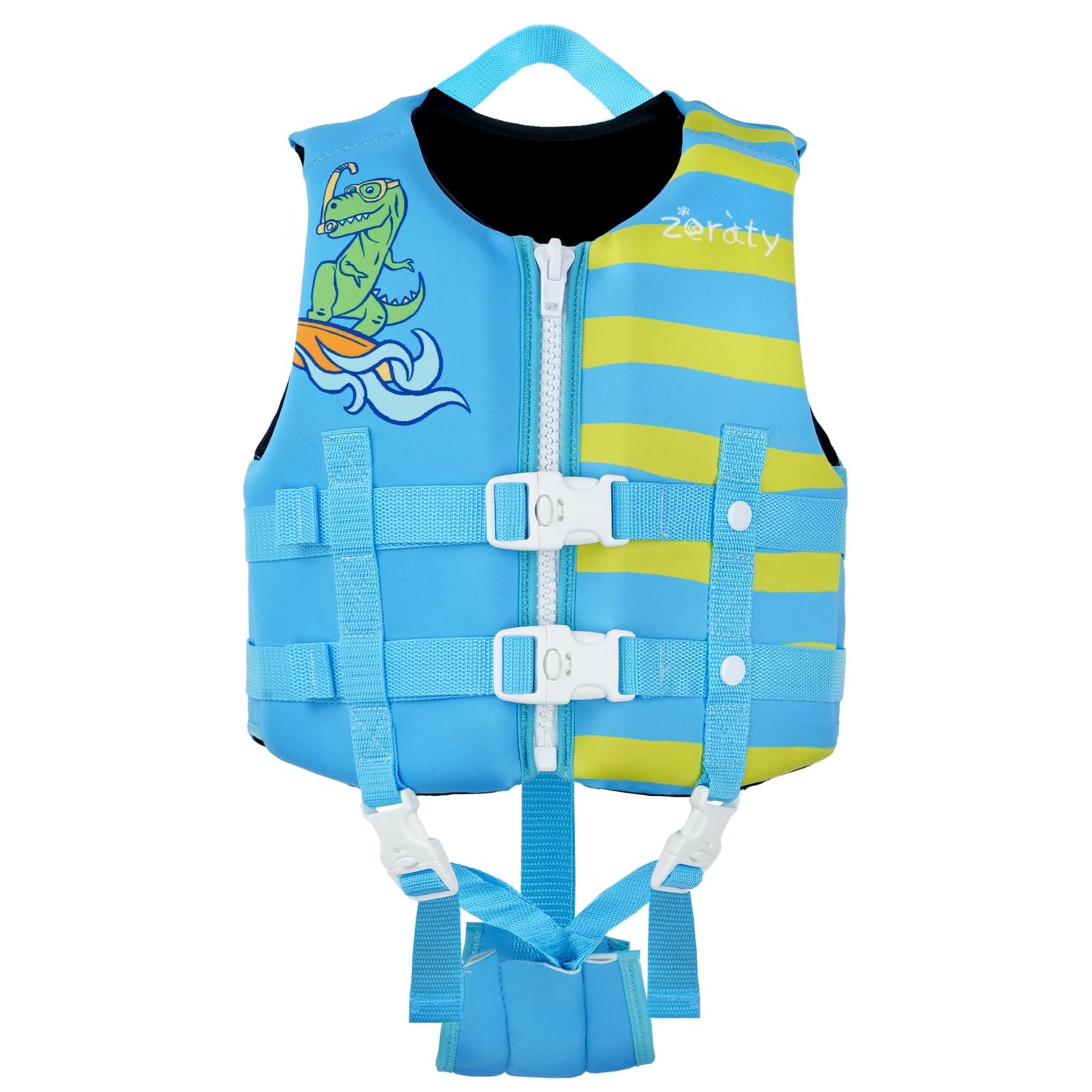Chaleco de Natación Zeraty Neopreno Azul con Correas Ajustables para Niños y Niñas