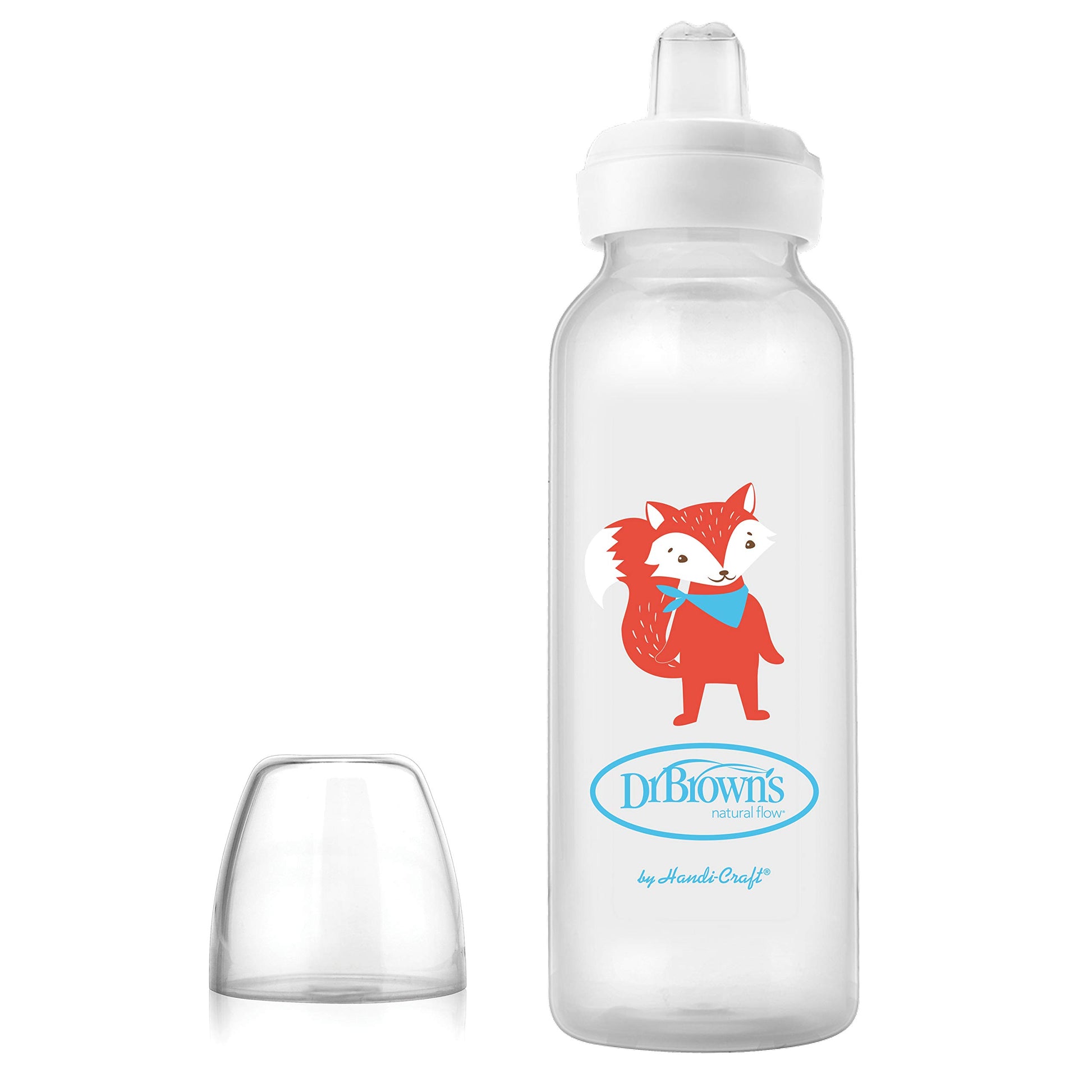 Biberón Sippy Spout Dr. Brown's Zorro 8 Ounce para Bebé