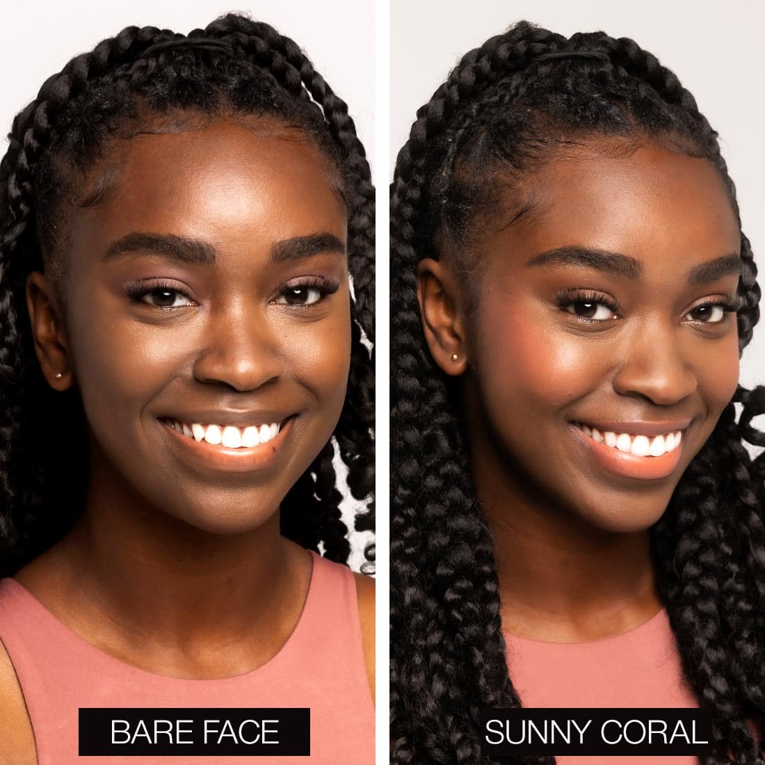 Palladio Rubor Líquido para Mejillas y Labios 2 en 1 Maquillaje, Rubor Facial, Fórmula Liviana en Crema, Resistente a Manchas, Rubor Pigmentado de Larga Duración, Acabado Radiante, Sunny Coral