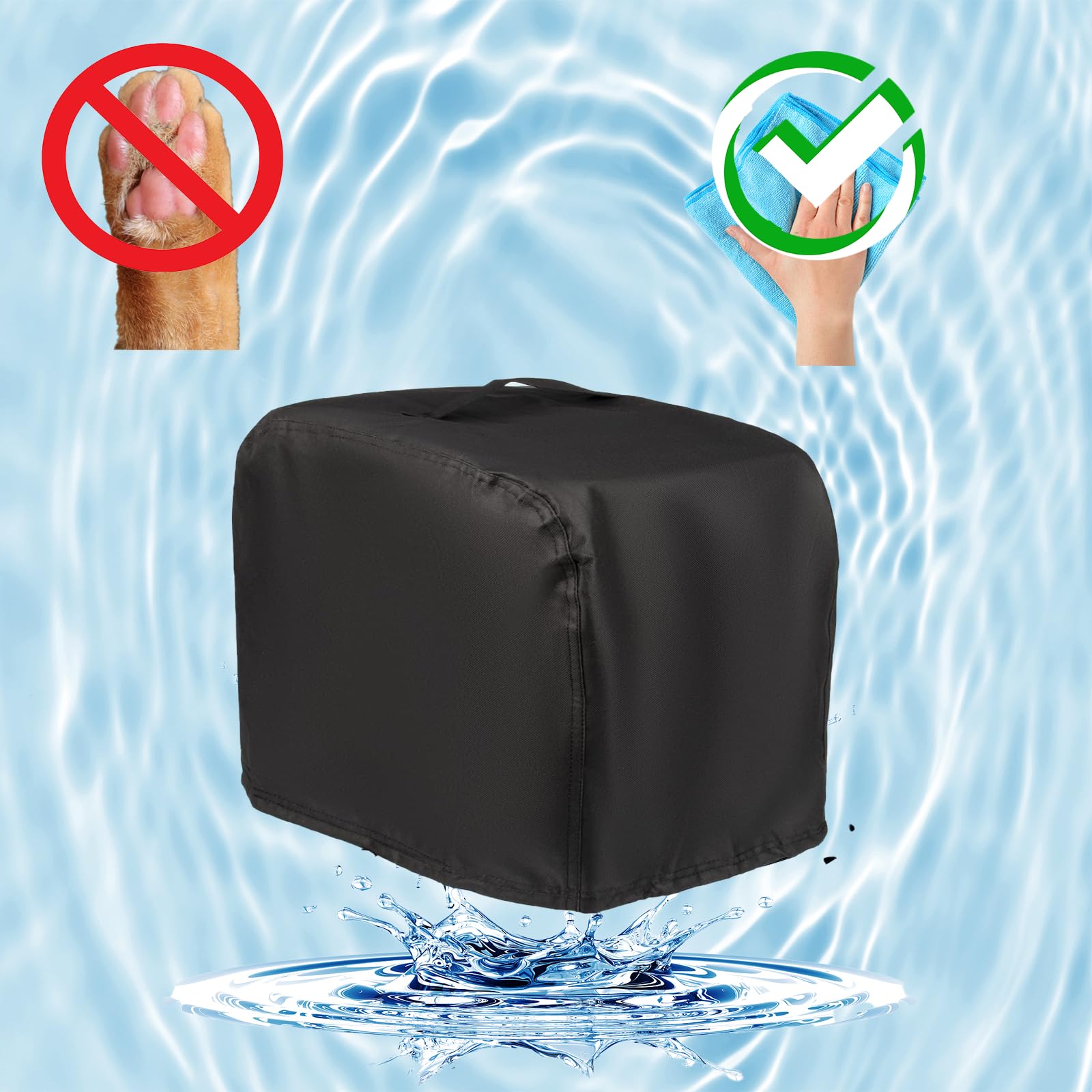 Guisong - Funda para máquina de hielo AGLUCKY para máquina de hielo de encimera, resistente al agua y al polvo, cubierta para máquina de helado portátil o máquinas de hielo, 13 x 9 x 12 pulgadas