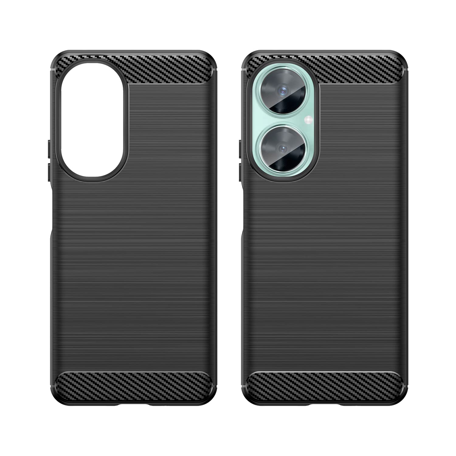 USDILU Case LS for Huawei Nova 11i Funda Uso Rudo Carcasa Protector TPU Suave Durable Silicón Flexible Cover Negro