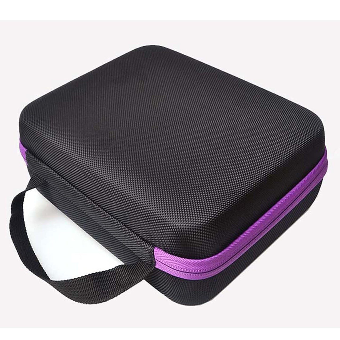 Auto-plaza - Estuche de almacenamiento de aceites esenciales para 30 botellas, se adapta a botellas de aceite de 10 ml, 15 ml, caja organizadora con abridor de botellas y calcomanías