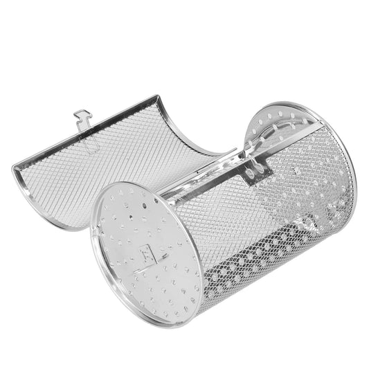 nwejron Jaula para Horno, Amplia aplicación, Orificios densos, Cesta para Horno, calefacción Uniforme giratoria de 360 Grados, para Barbacoa al Aire Libre, para el hogar, para la Cocina