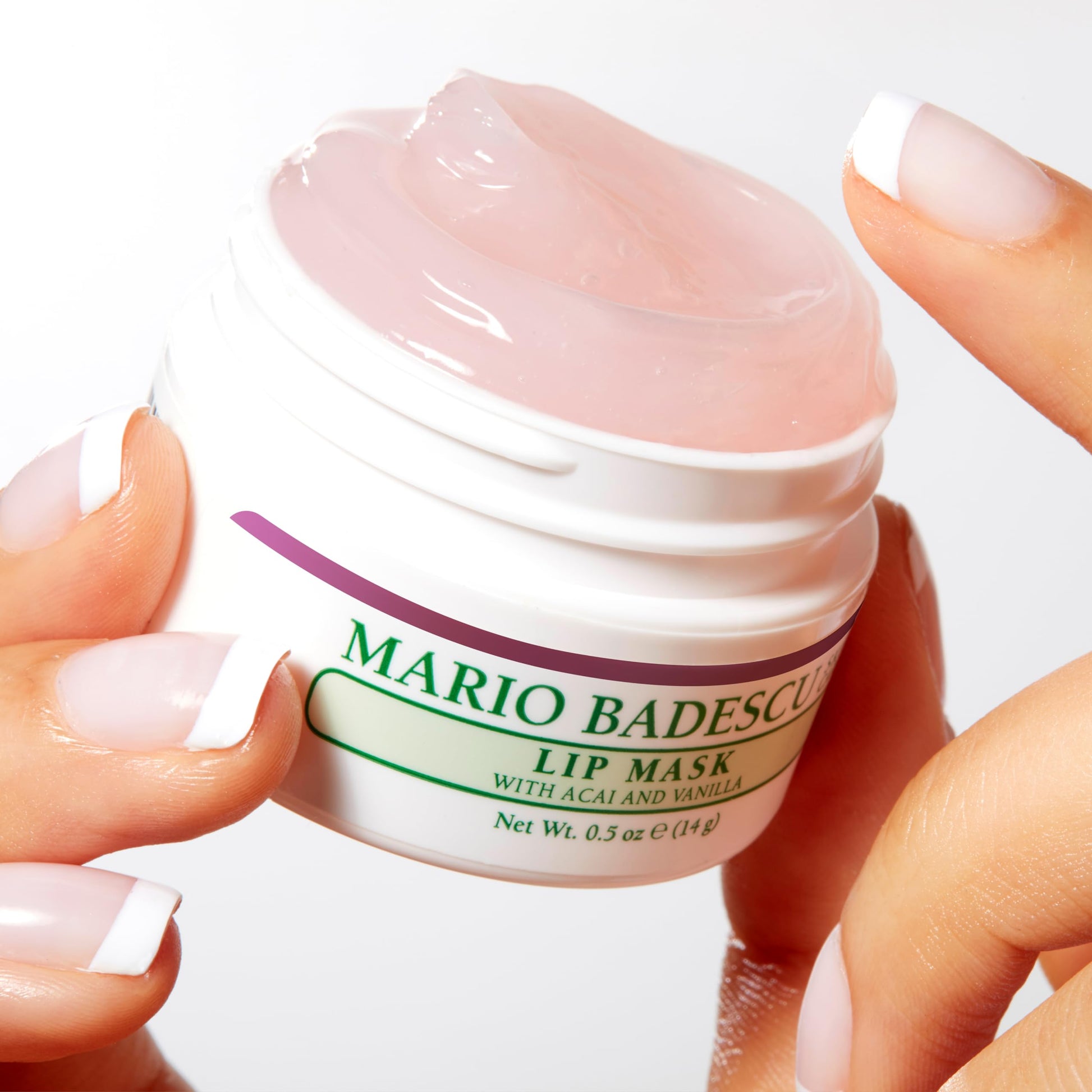 Mascarilla para Labios Mario Badescu acaí y vainilla para Todo Tipo de Piel