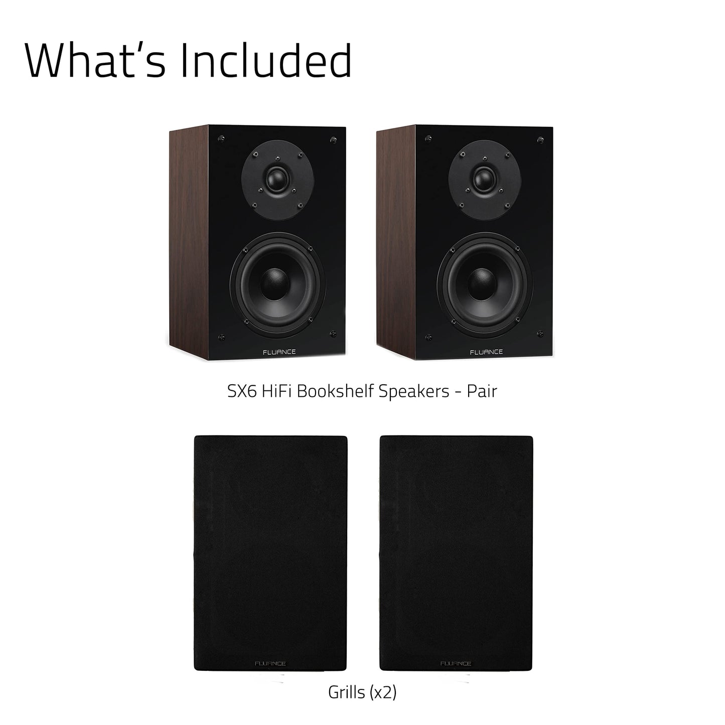 Altavoces de Estantería Fluance Natural Walnut de Alta Definición