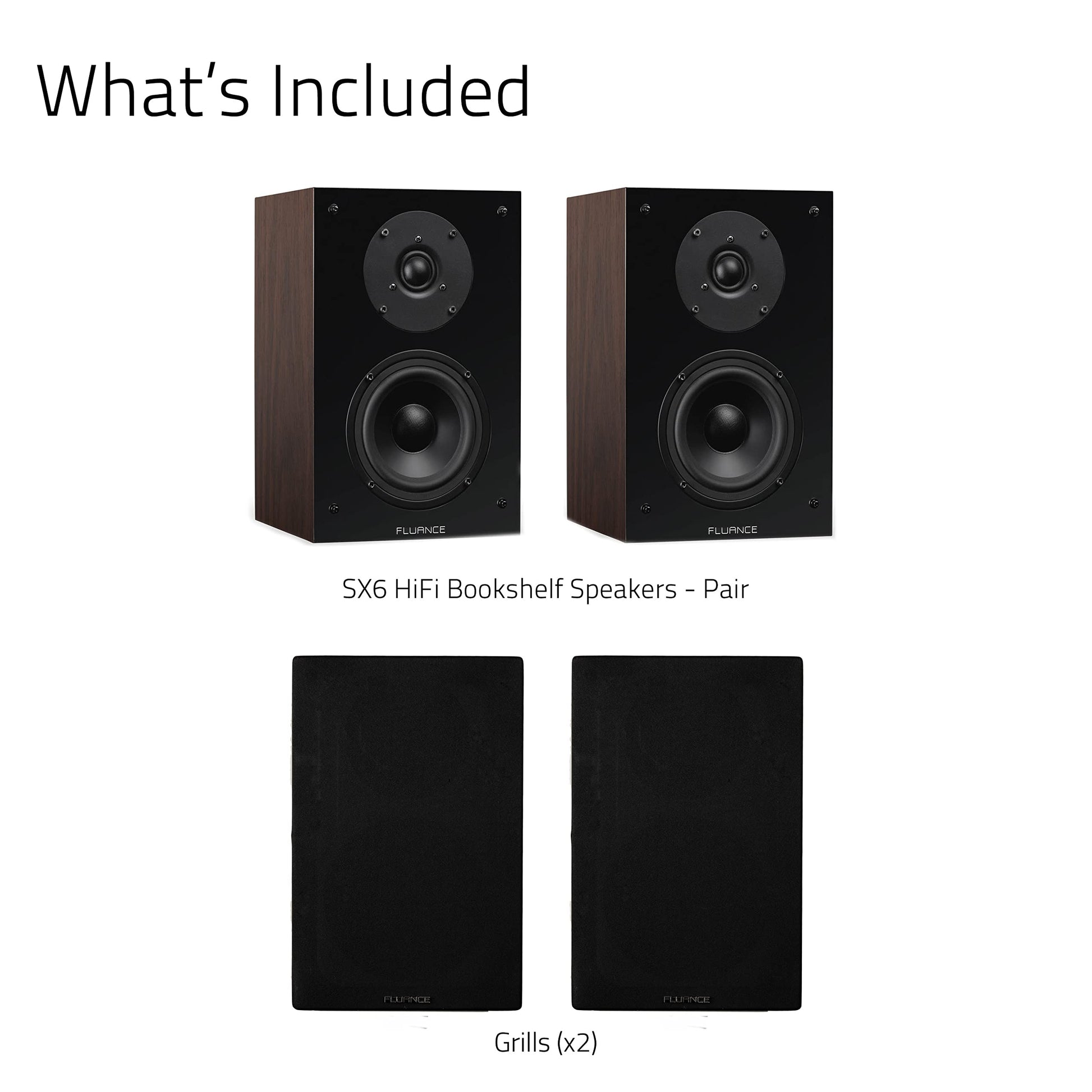 Altavoces de Estantería Fluance Natural Walnut de Alta Definición