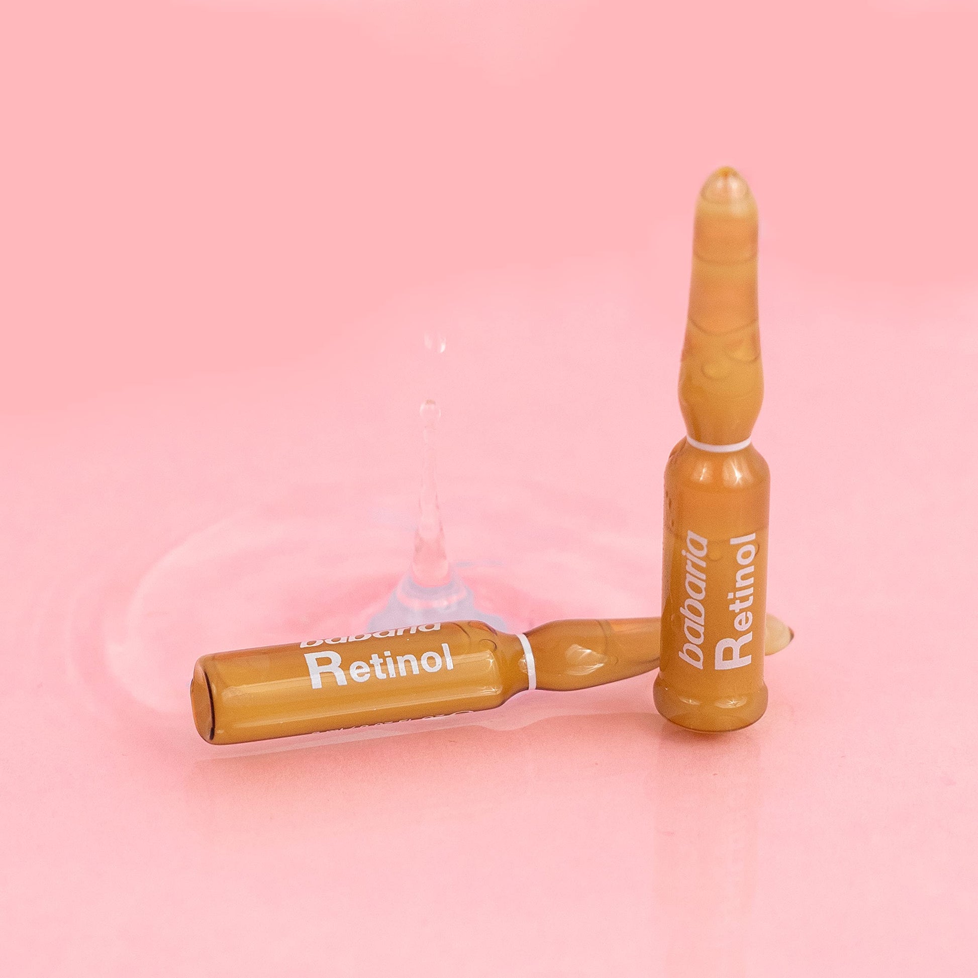 Babaria Ampollas Tratamiento Anti-Edad Retinol, Transparente, 5 x 2 ml