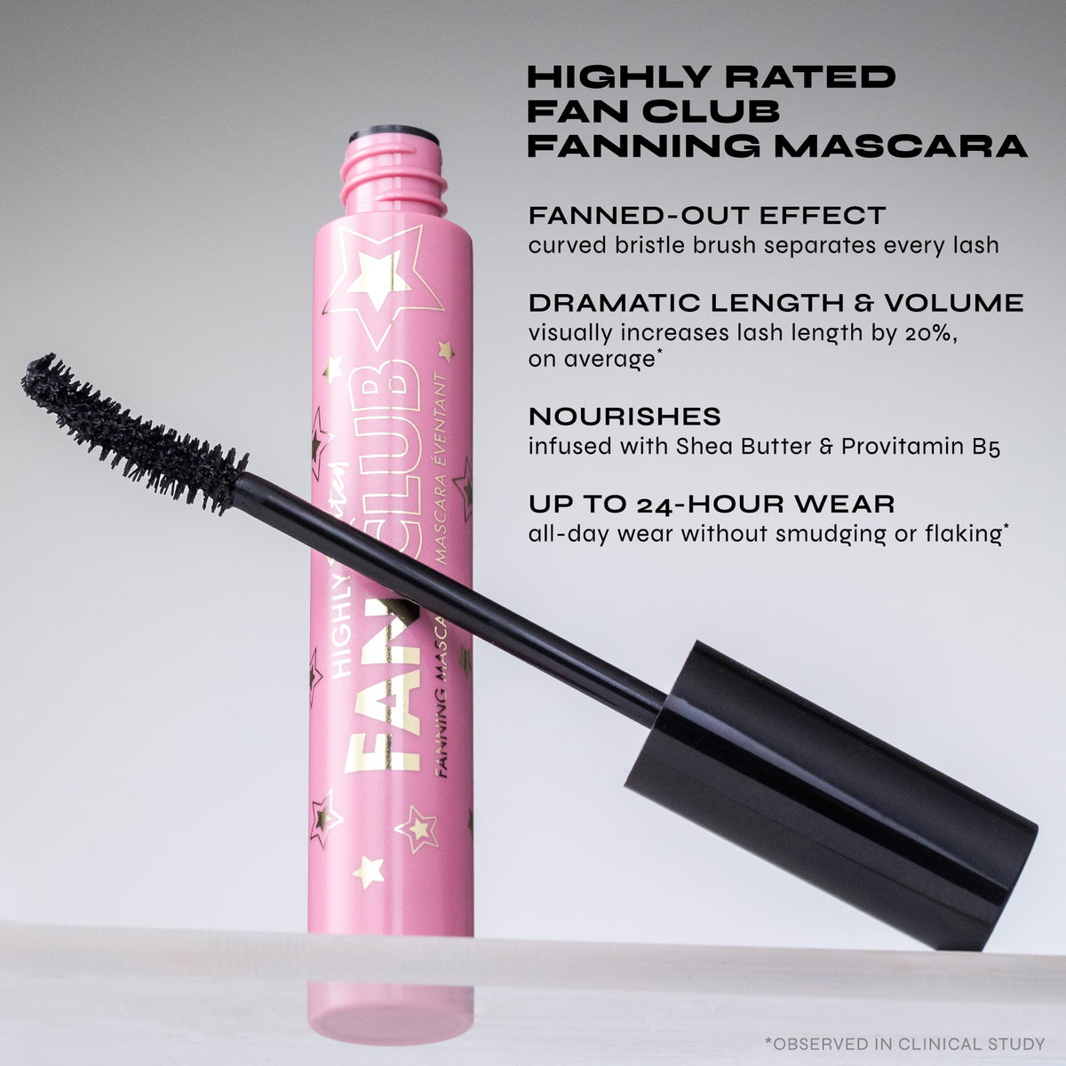 Milani Mascara Para Pestañas Highly Rated Fan Club Fanning Mascara Tono Brown