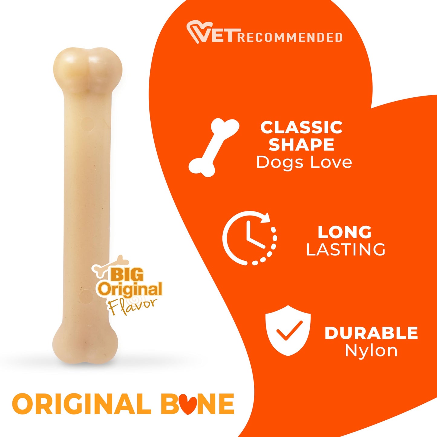 Juguete Masticable Nylabone Original Duradero para Perros Grande/Gigante