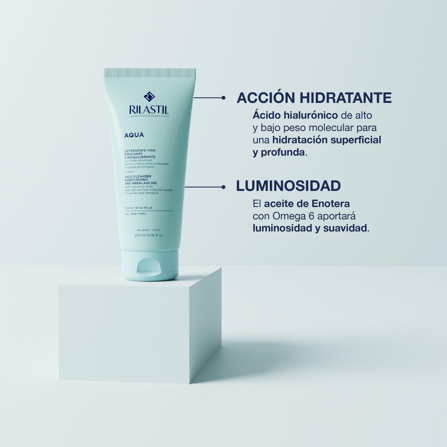 Rilastil Aqua Moisturizing Face Cleanser