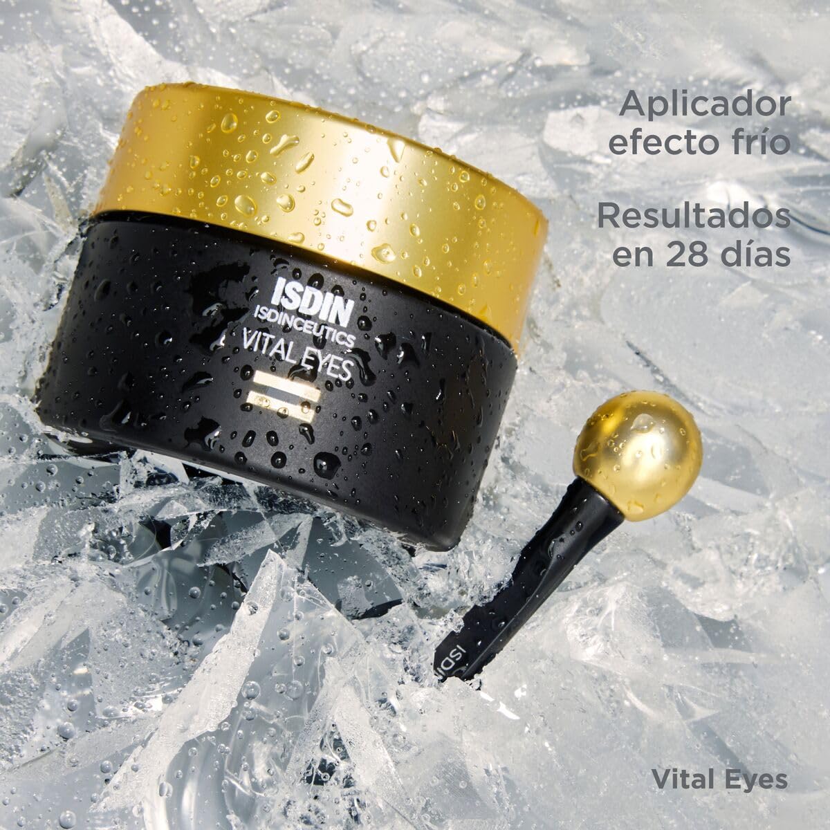 ISDIN Isdinceutics vital eyes, crema contorno de ojos antiarrugas, con melatonina y cafeina, 15 ml