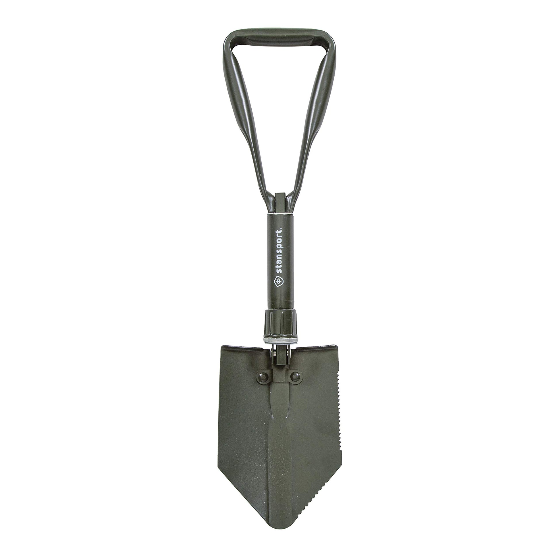Pala Plegable Doble Stansport Verde Tipo G.I.