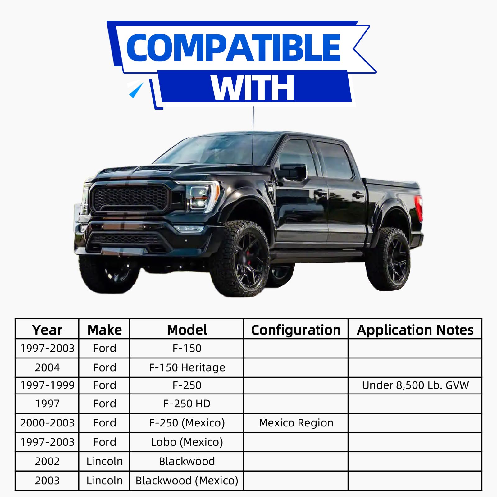 Soporte de cabrestante de llanta de refacción compatible con Ford F-150 1997-2003, 2004 y Heritage 1997-1999, F-250 1997 y HD 2002 y Lincoln Blackwood 2002 924-526 1L3Z1A131AA 2L3Z1A131AA