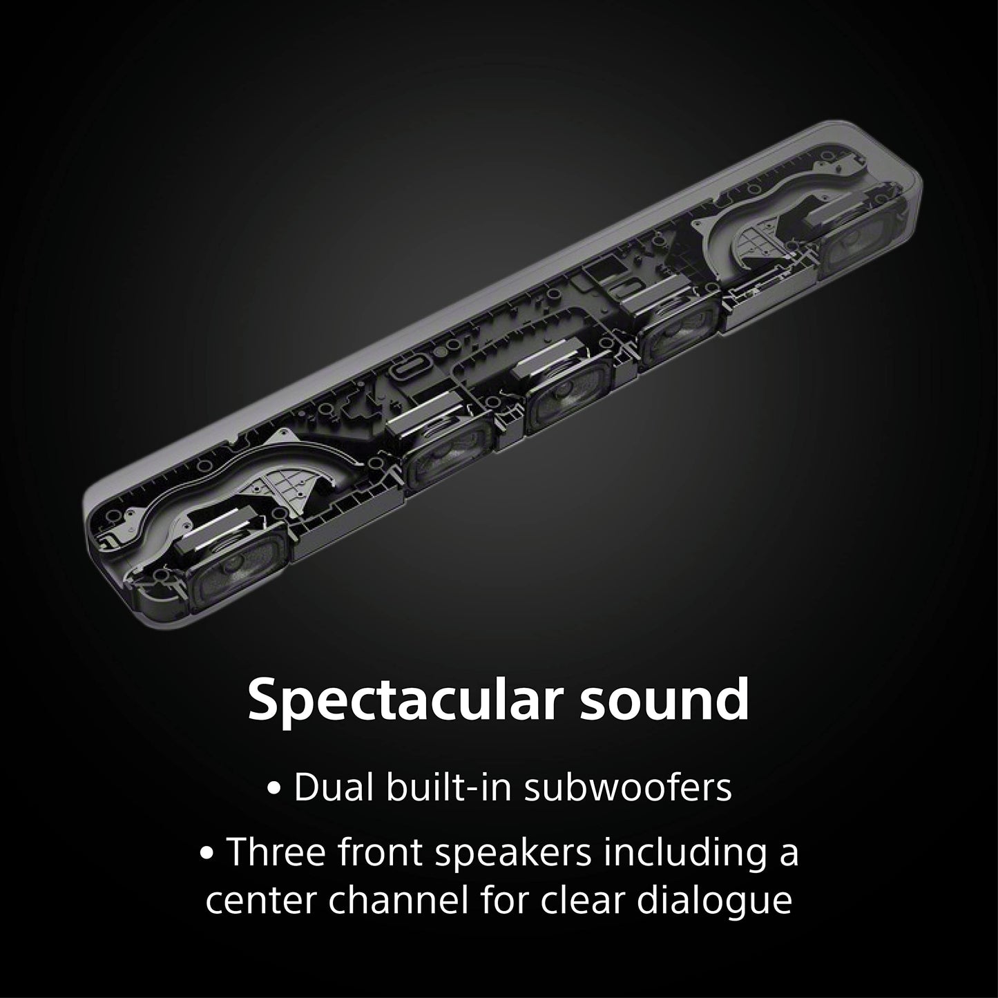 Sony Barra de Sonido HT-S2000 de 3.1 Canales Dolby Atmos®/DTS:X®
