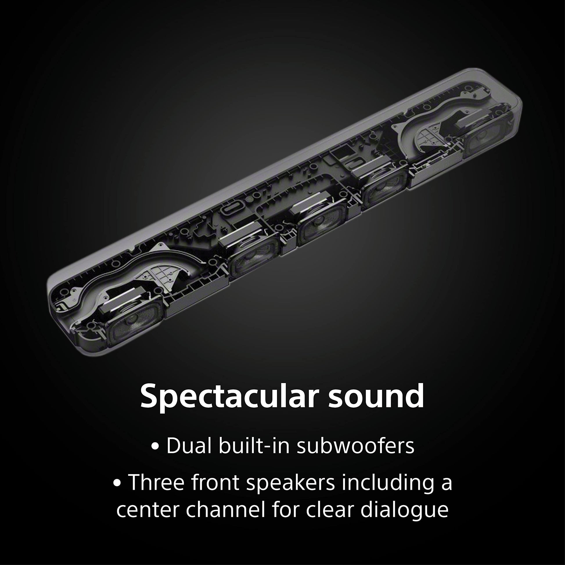 Sony Barra de Sonido HT-S2000 de 3.1 Canales Dolby Atmos®/DTS:X®