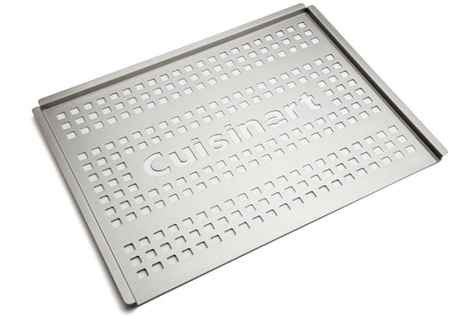 Cuisinar- Parrilla de Acero Inoxidable, Tapa de Parrilla de Acero Inoxidable, 12 x 16-Inch