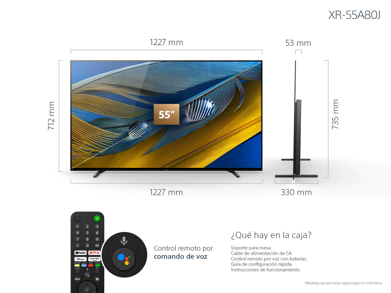 Pantalla 4K OLED Sony BRAVIA XR 55 Pulgadas Ultra HD HDR Smart TV con Panel 120Hz para Play Station 5
