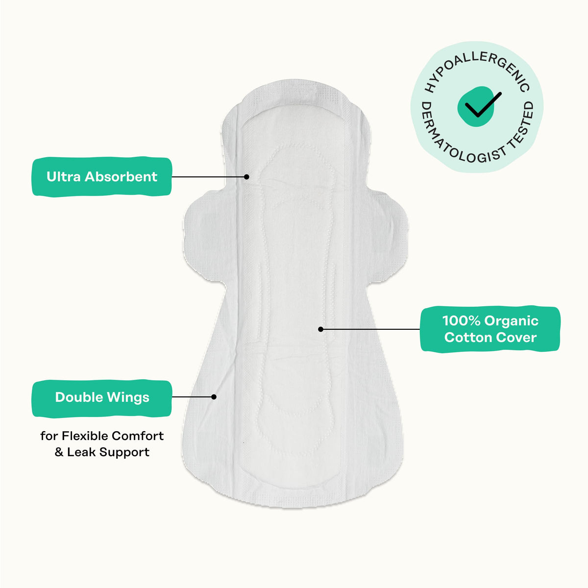 Almohadillas Orgánicas The Honey Pot Company Infusión De Hierbas Con Aceites Esenciales Efecto Refrescante Algodón Para Mujer