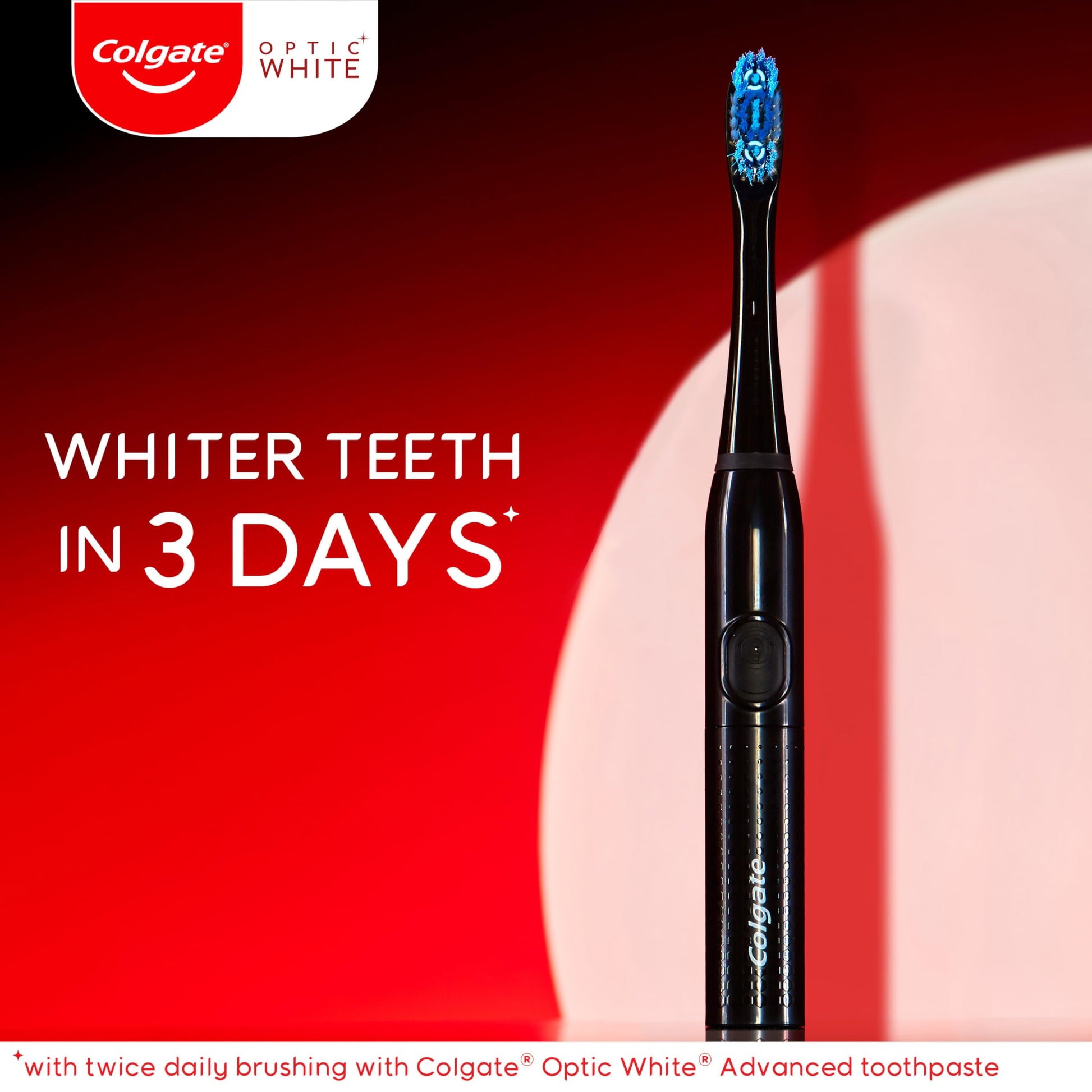 Colgate cepillo para polvo de dientes de batería Whte Pro-Series 360 Optic