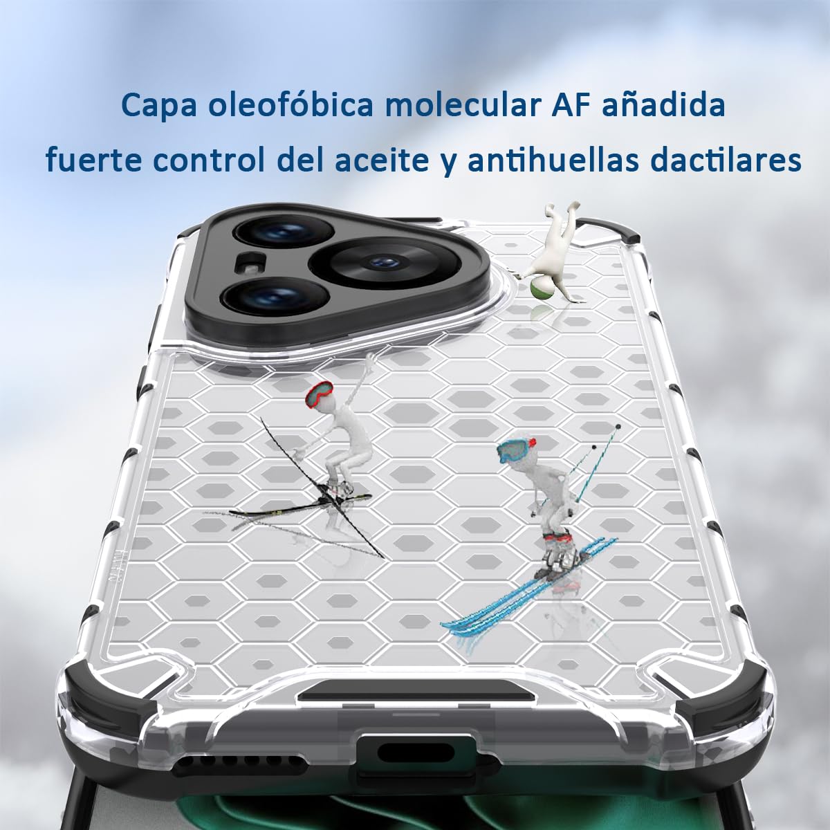 DABUNA Funda para Huawei Pura 70 Case Uso Rudo Cuatro Esquinas Engrosada Transparente Carcasa Bumper Protectora de Cámara,Resistirse Caer Colmena PC Cover