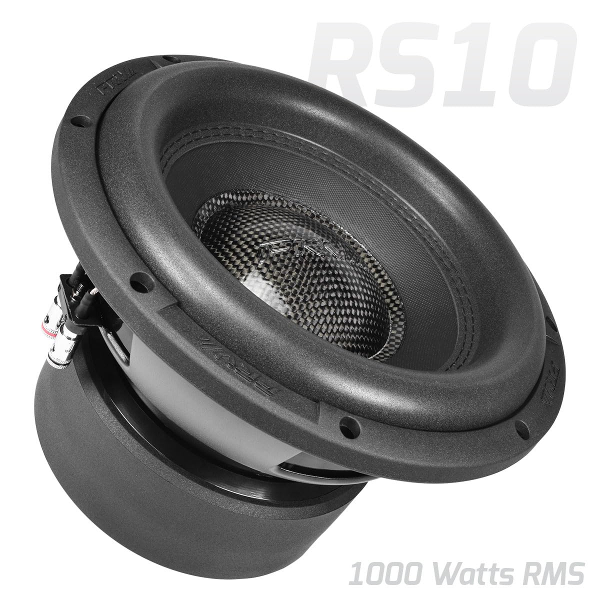 PRV AUDIO 10" Sub D4 de 2000 vatios de potencia máxima Dual 4 Ohm, Xmax de 17.5 mm, RS10-SUBD4, bobina de voz de 2.6 pulgadas, Subwoofer de coche de 10 pulgadas de tonos bajos profundos para sistemas