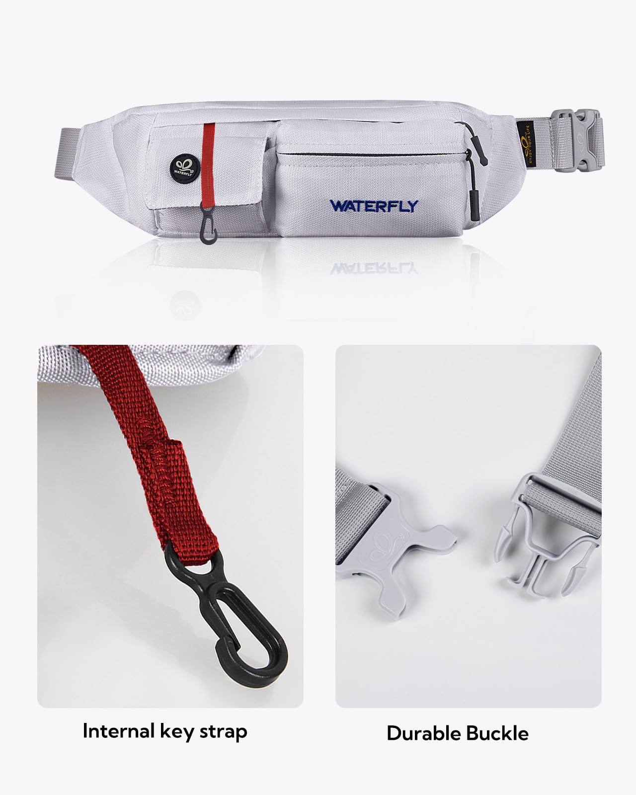 Riñonera WATERFLY Pequeña Resistente al Agua para Hombre y Mujer