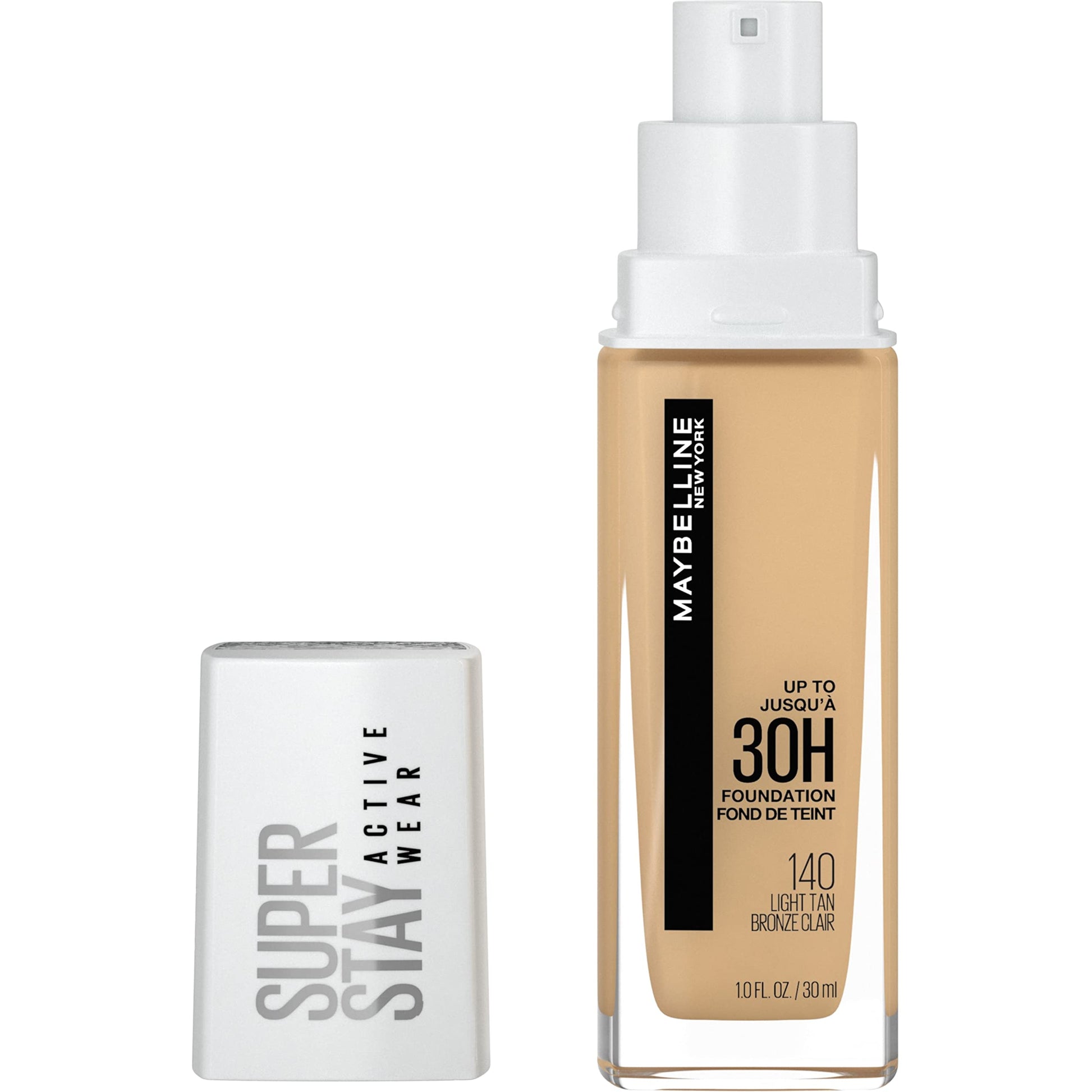 Maybelline Base de Maquillaje Larga Duracion, Superstay Full Coverage, Tono 140 Light Tan